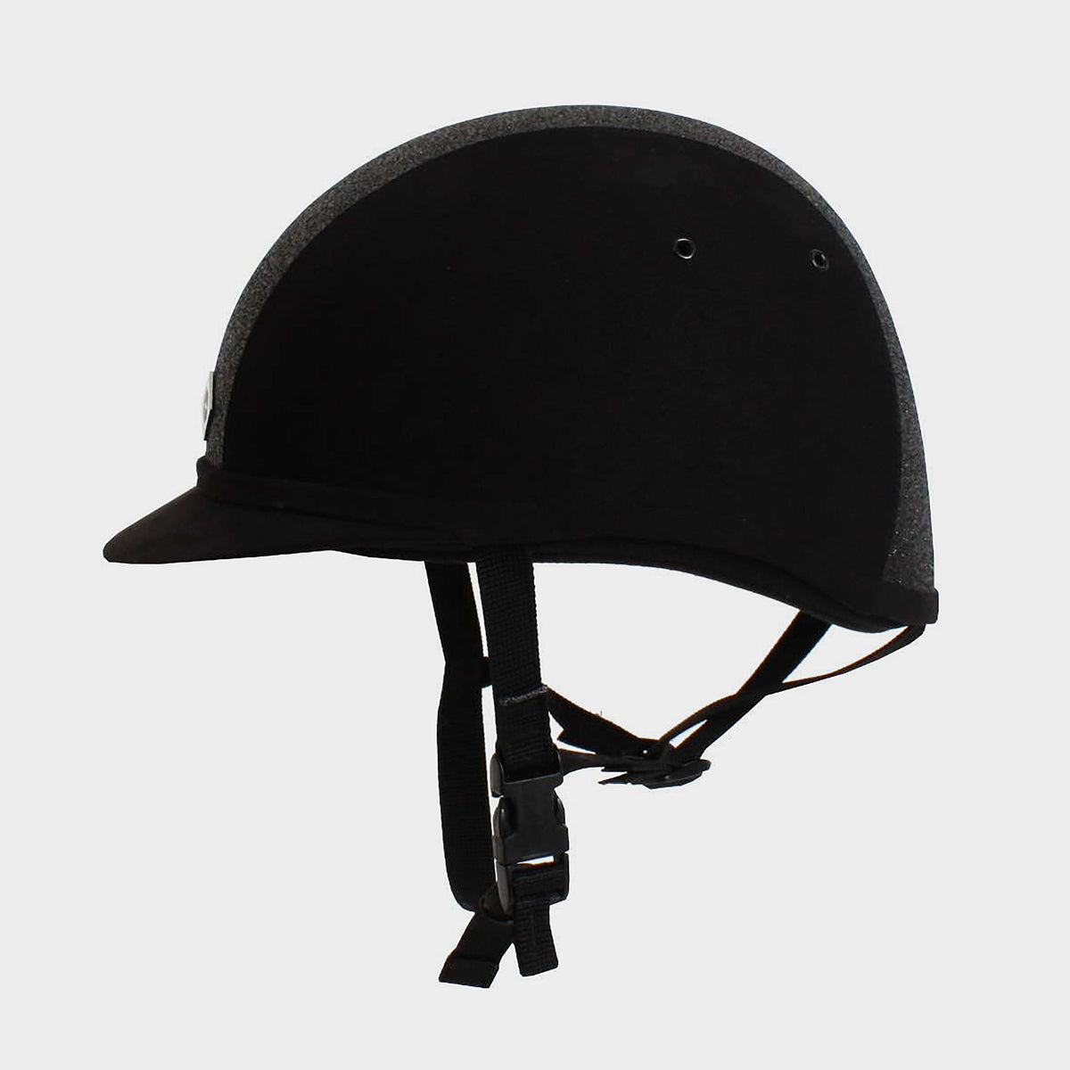 Junior YR8 Sparkle Riding Hat Black/Black