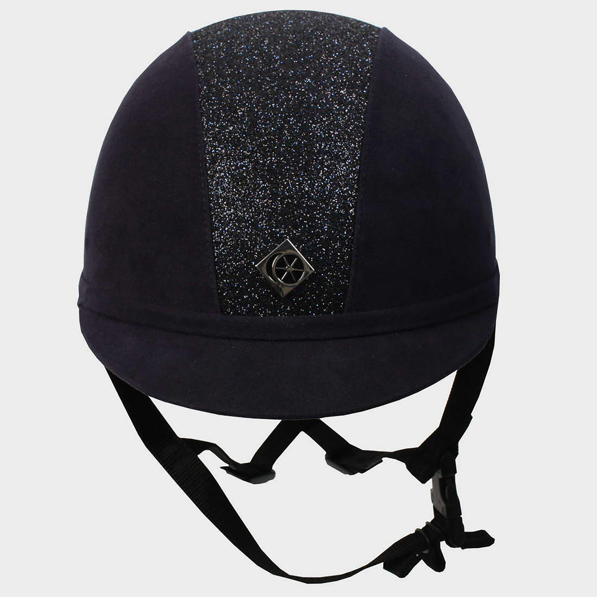 Junior YR8 Sparkle Riding Hat Navy/Navy