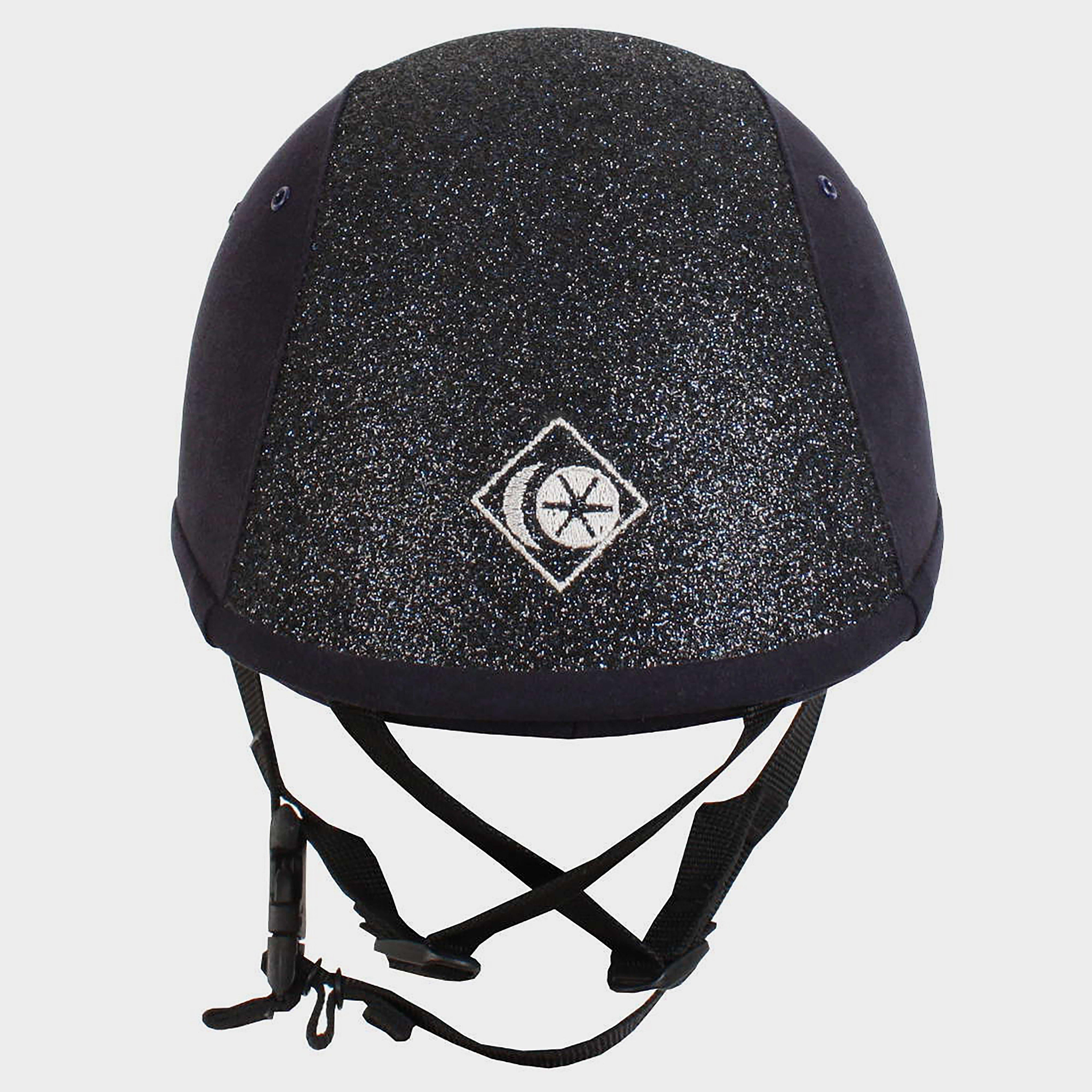Junior YR8 Sparkle Riding Hat Navy/Navy