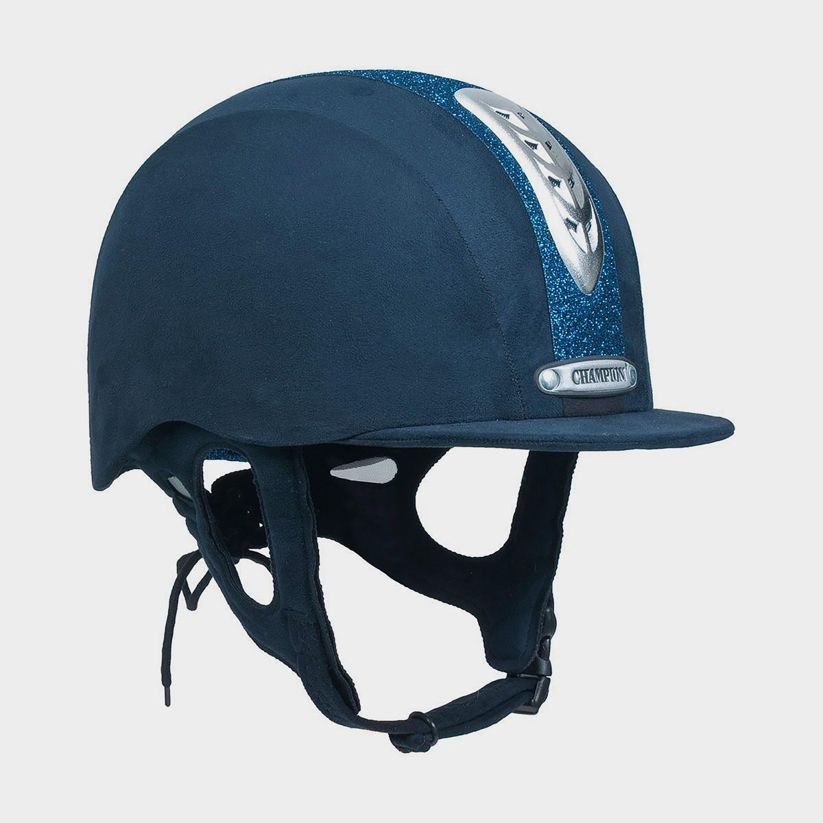 Junior X-Air Dazzle Plus Riding Hat Navy/Navy