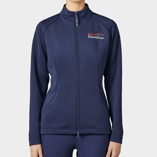 Womens GBR Inbetweener Technical Zip Mid-Layer Navy
