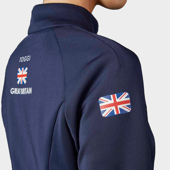 Womens GBR Inbetweener Technical Zip Mid-Layer Navy