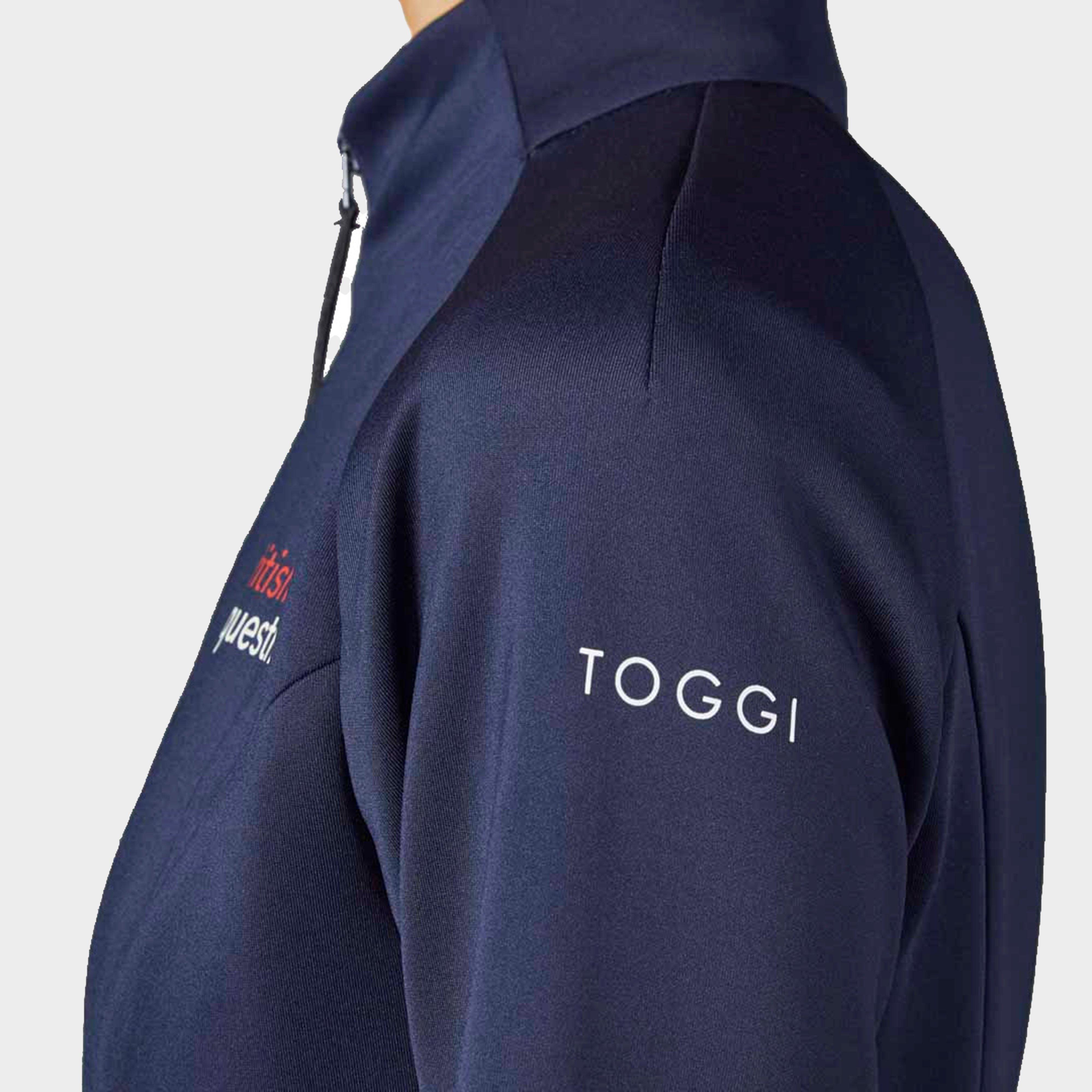 Womens GBR Inbetweener Technical Zip Mid-Layer Navy