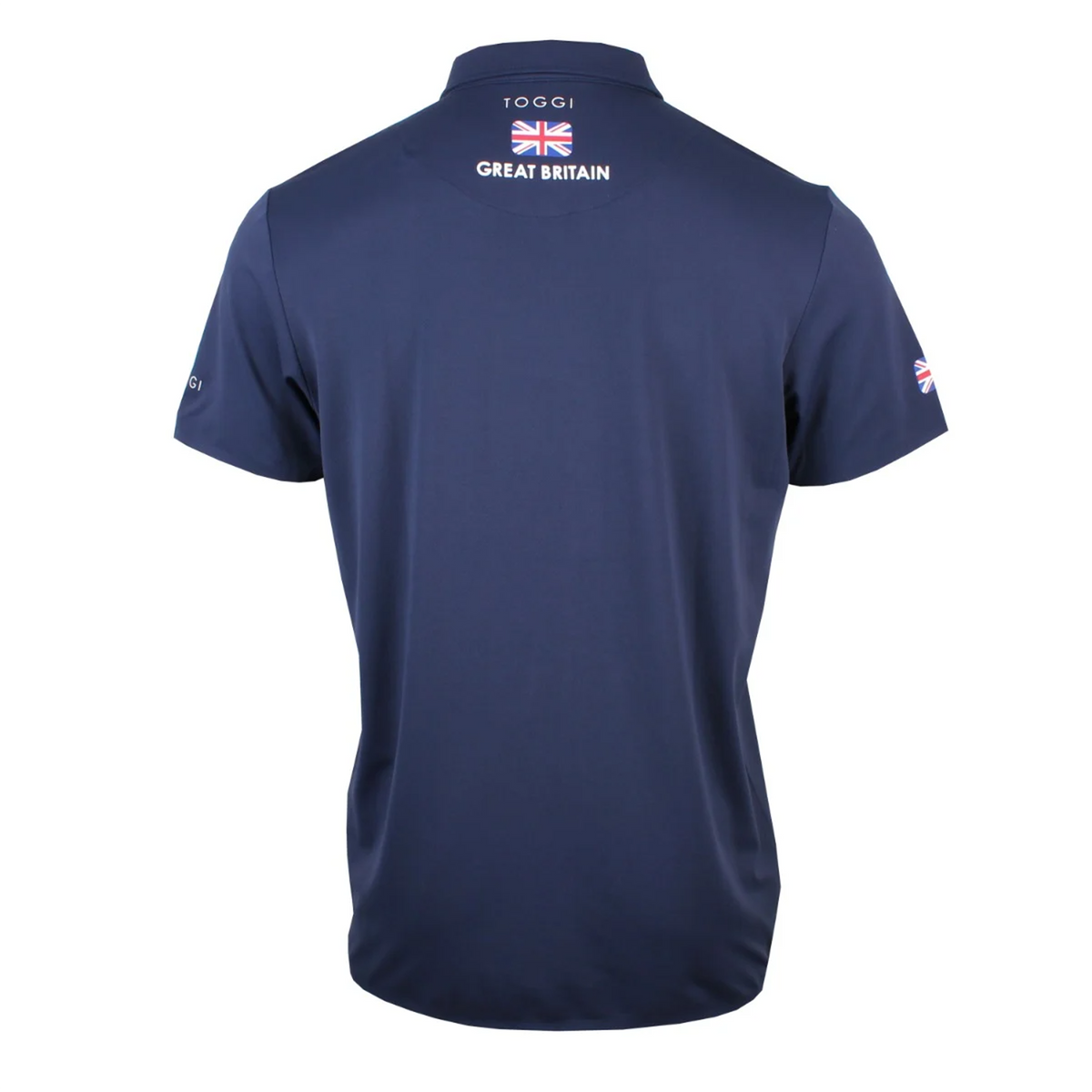 Mens Airy GBR Technical Polo Shirt Navy