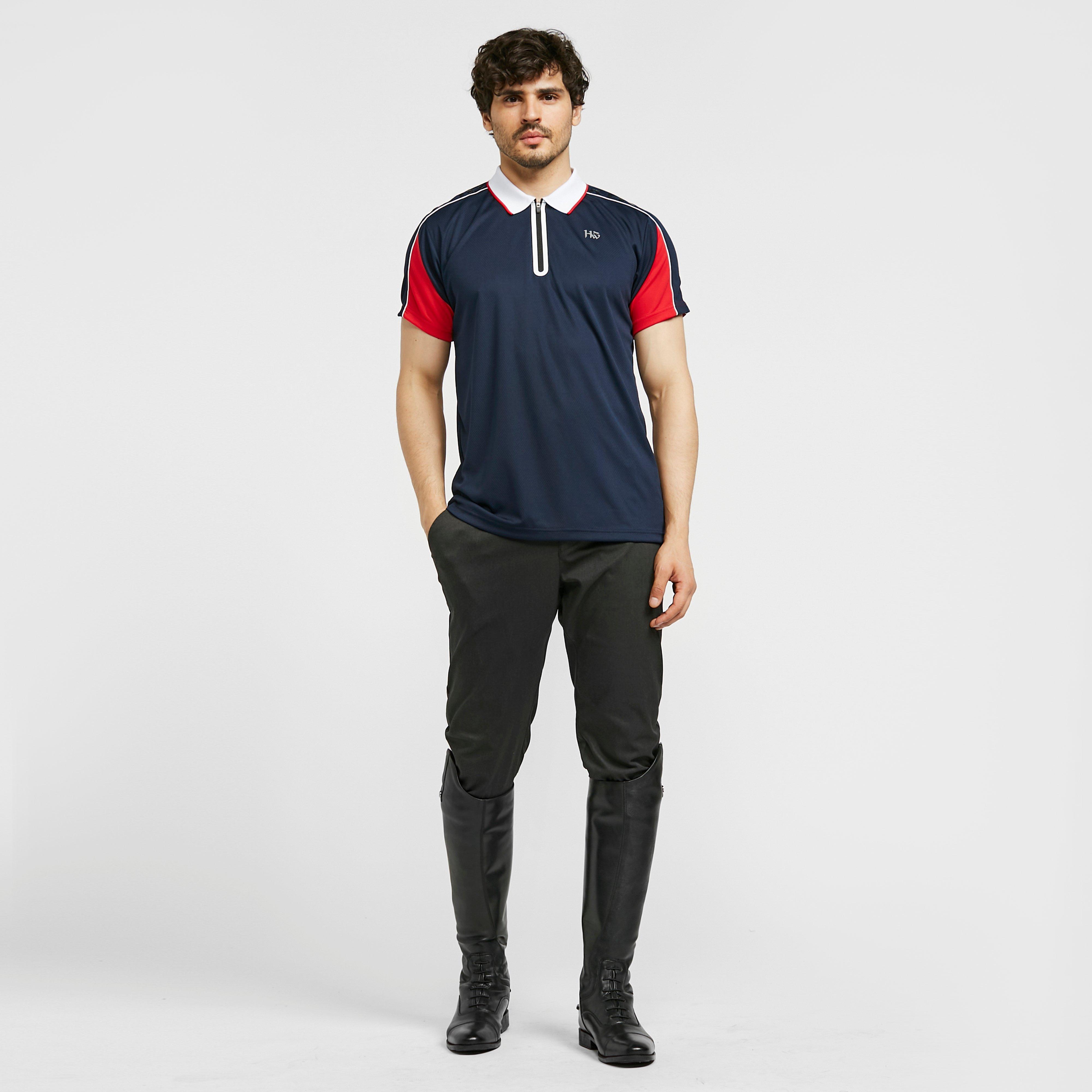 Mens Pique Polo Navy