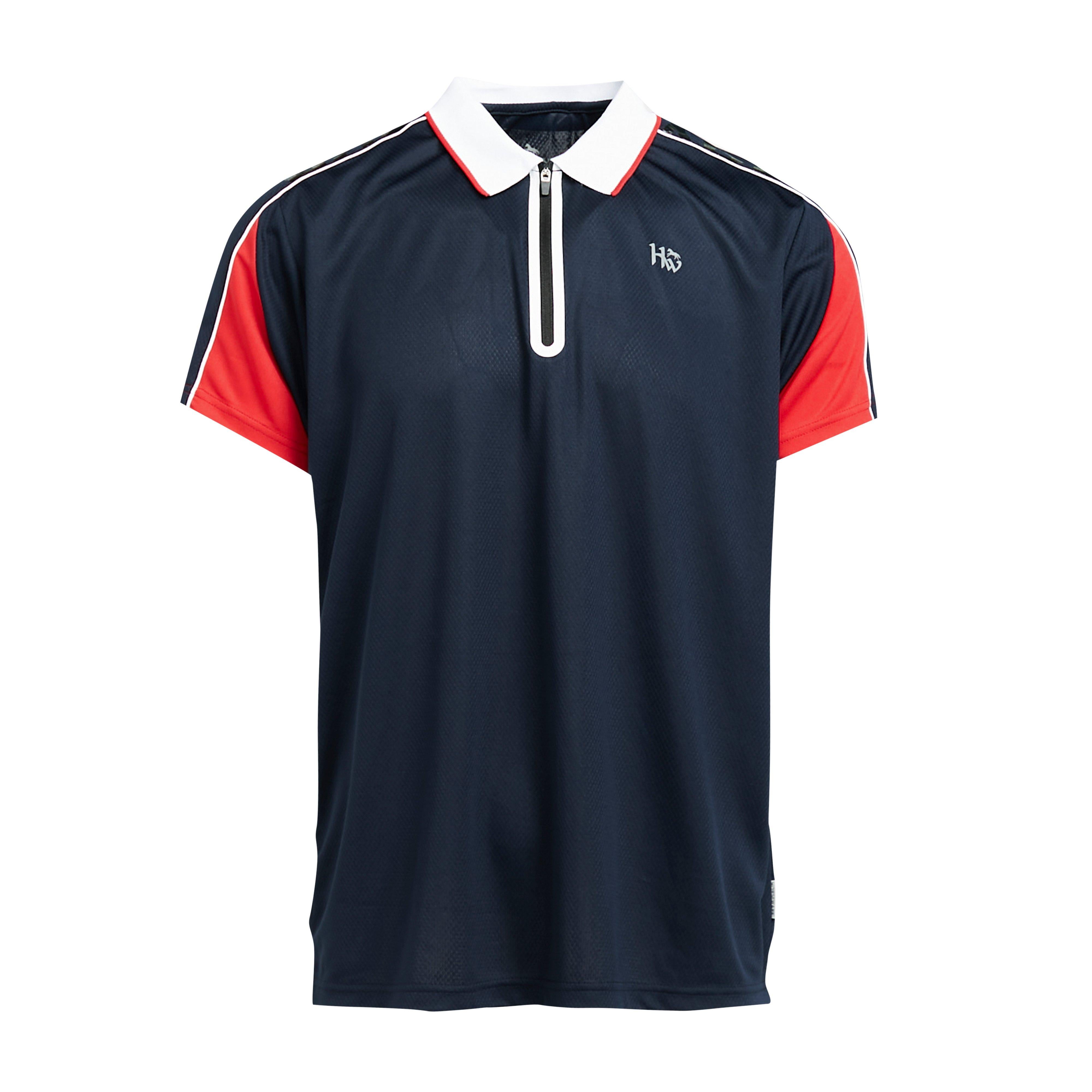 Mens Pique Polo Navy