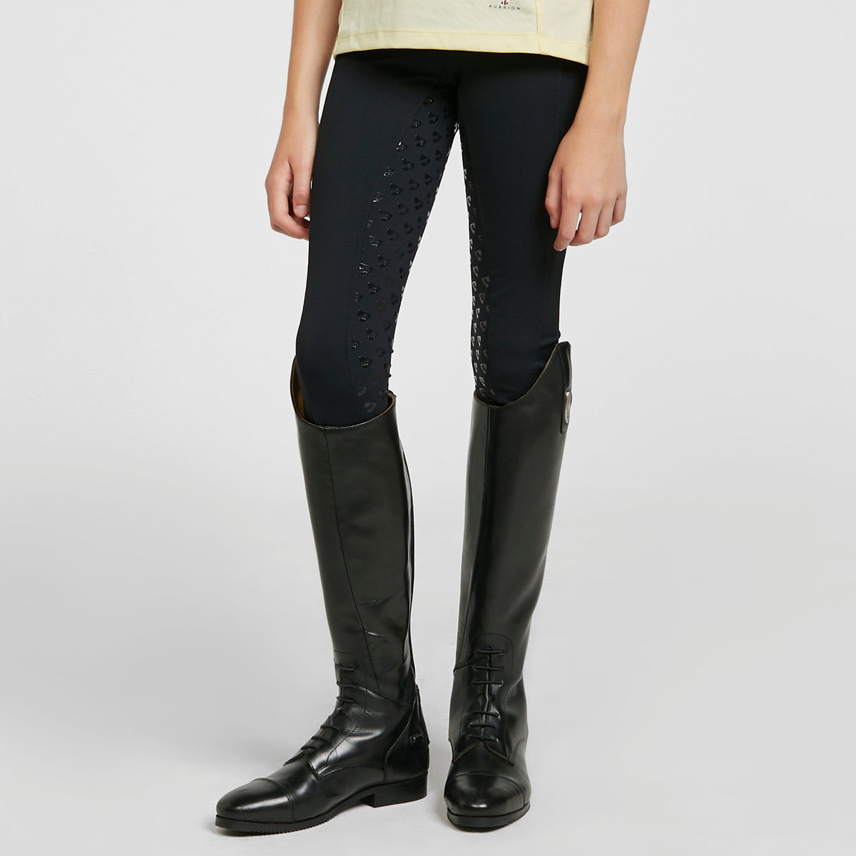 Young Rider Albany Full Seat Tights Black