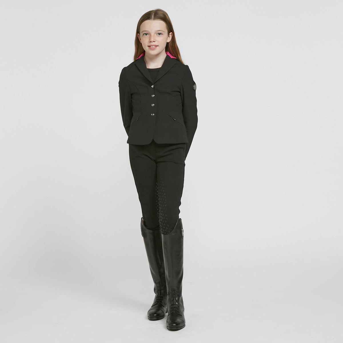 Young Rider Queensbury Show Jacket Black