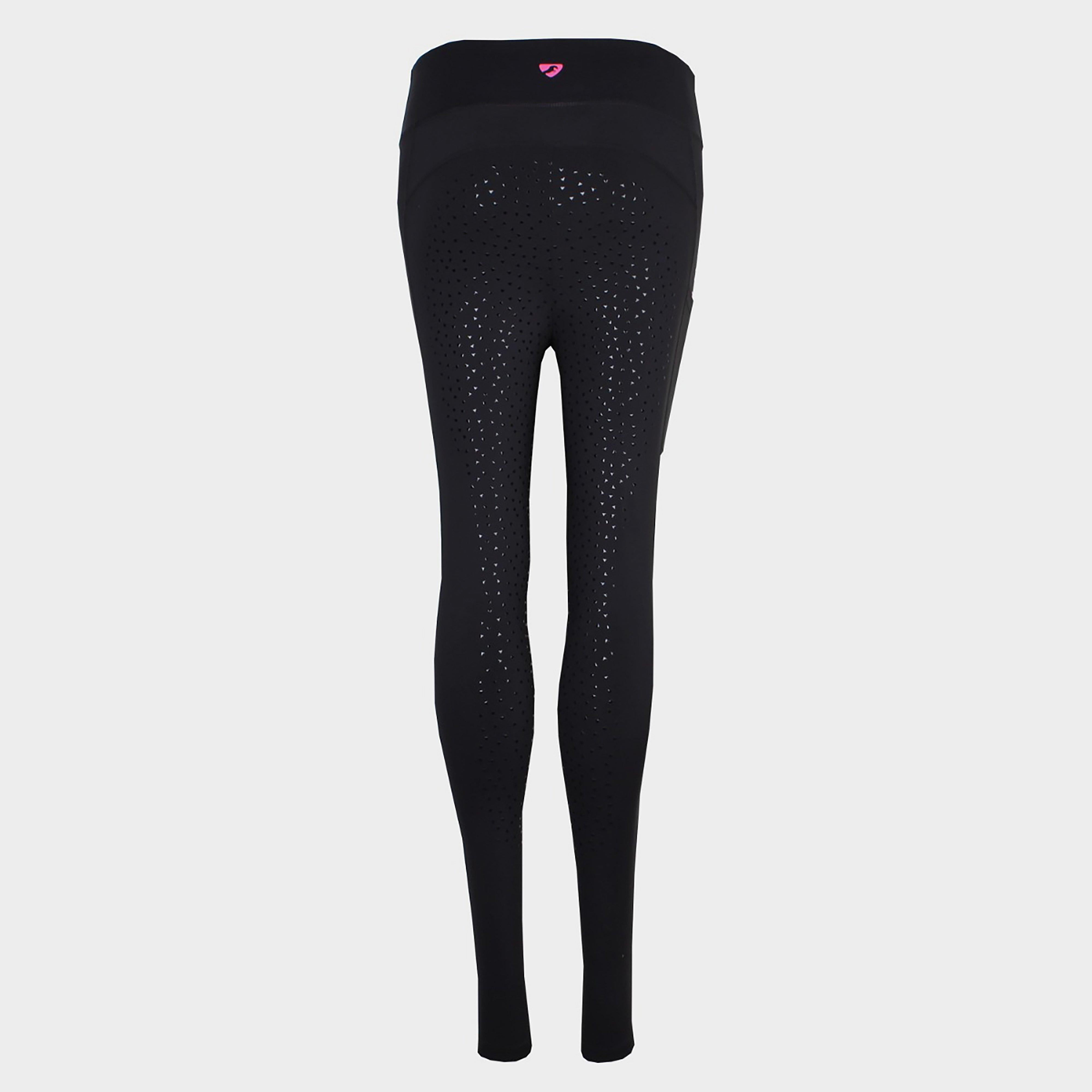 Ladies Brook Logo Riding Tights Black