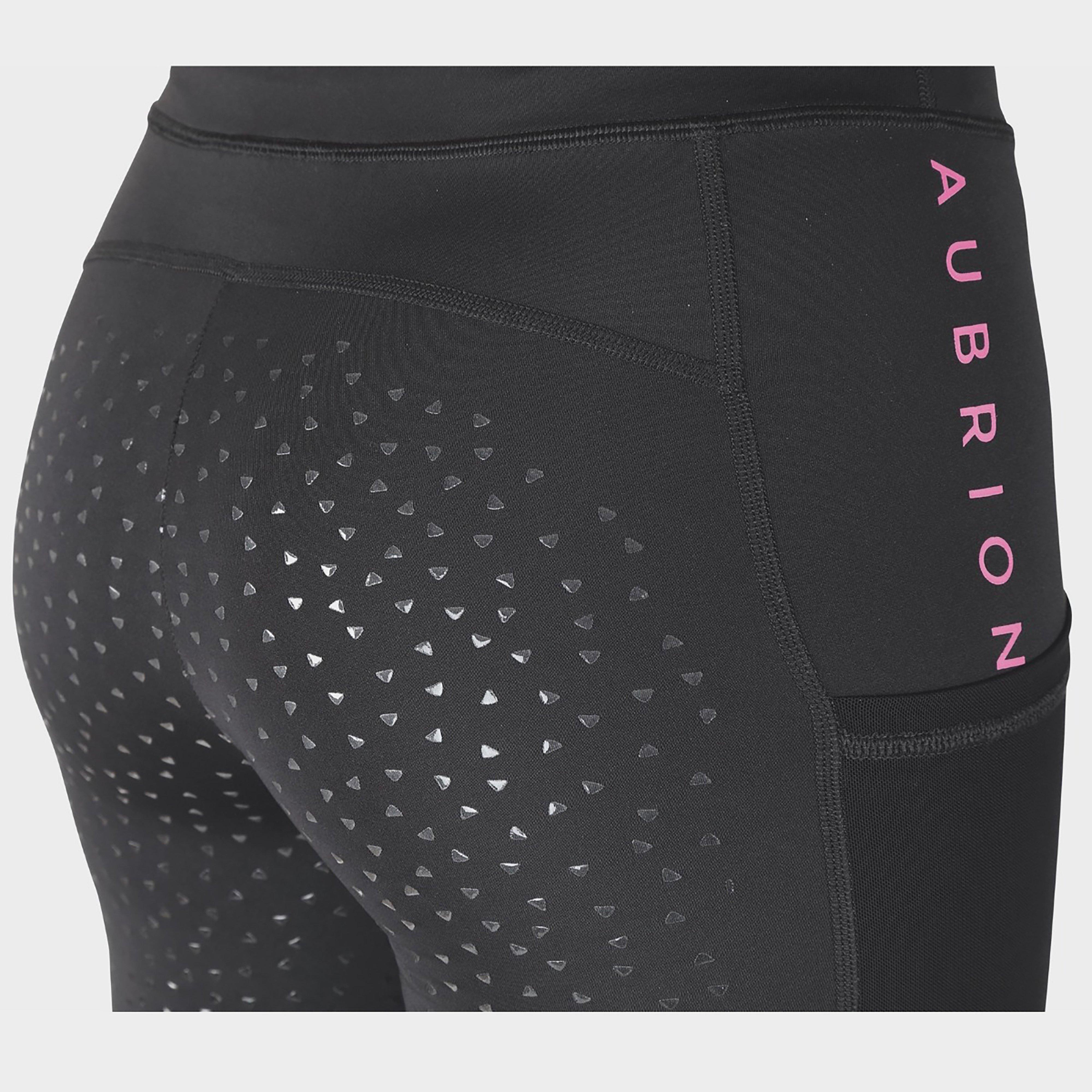 Ladies Brook Logo Riding Tights Black