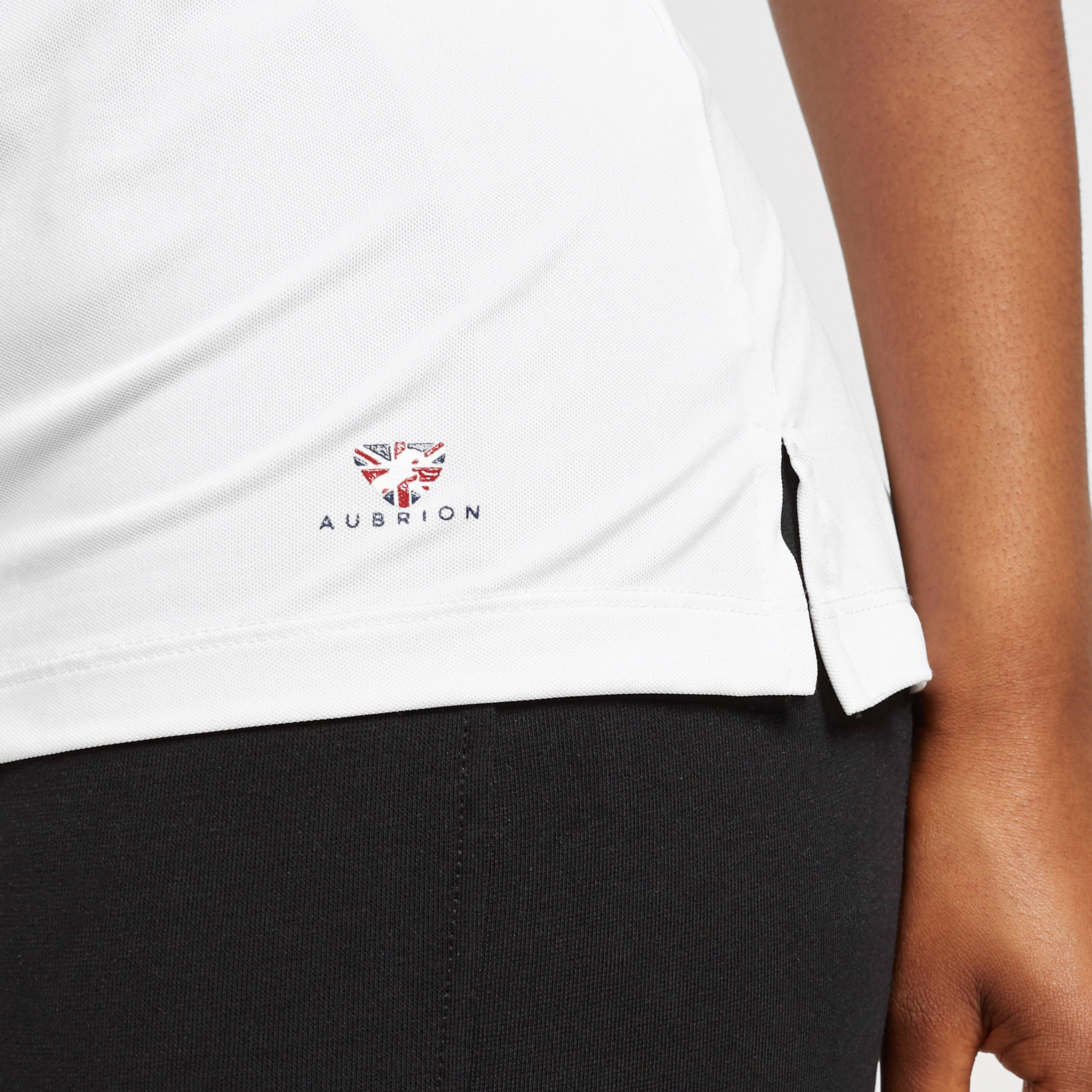 Womens Short Sleeve Stock Shirt White