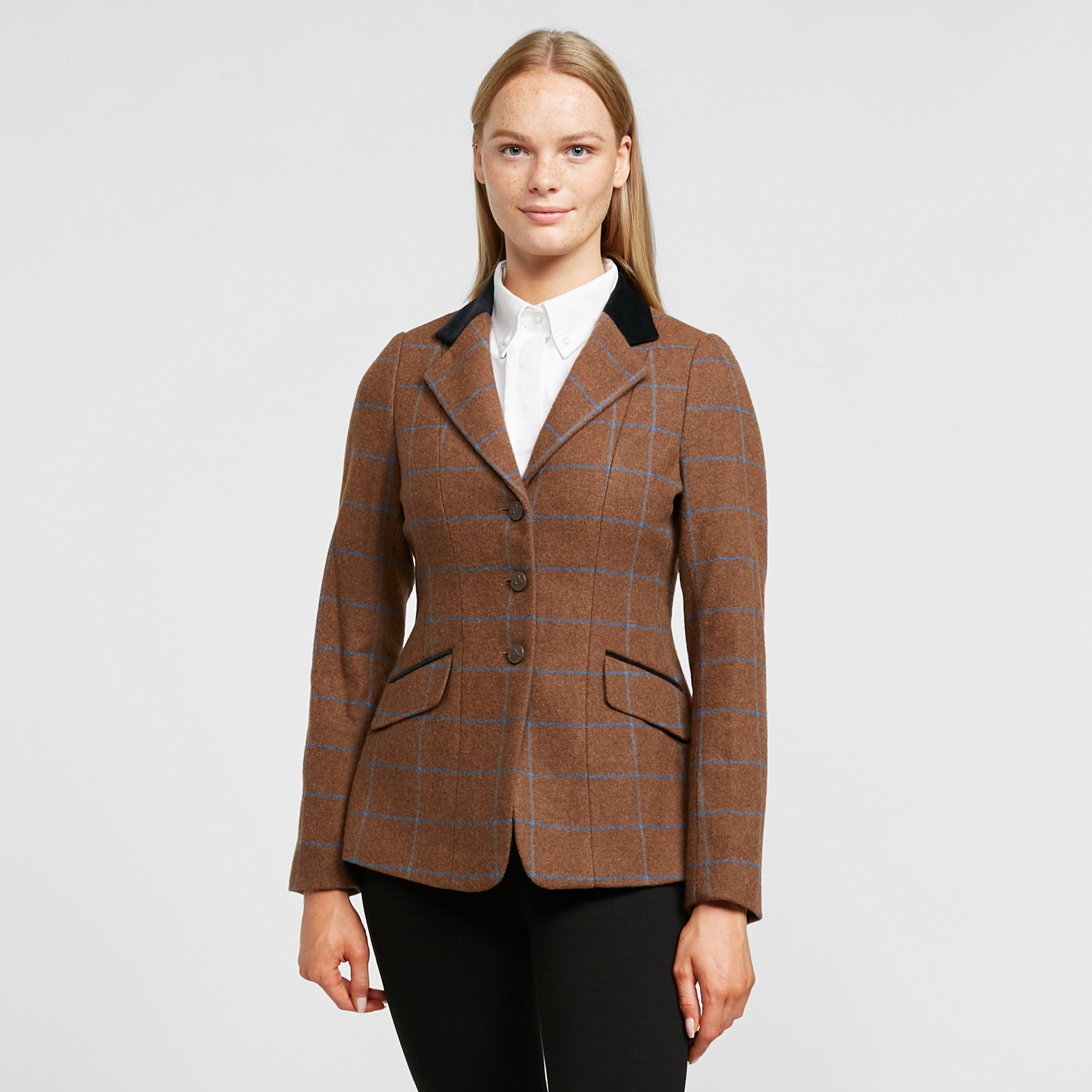 Womens Saratoga Tweed Jacket Brown Tweed