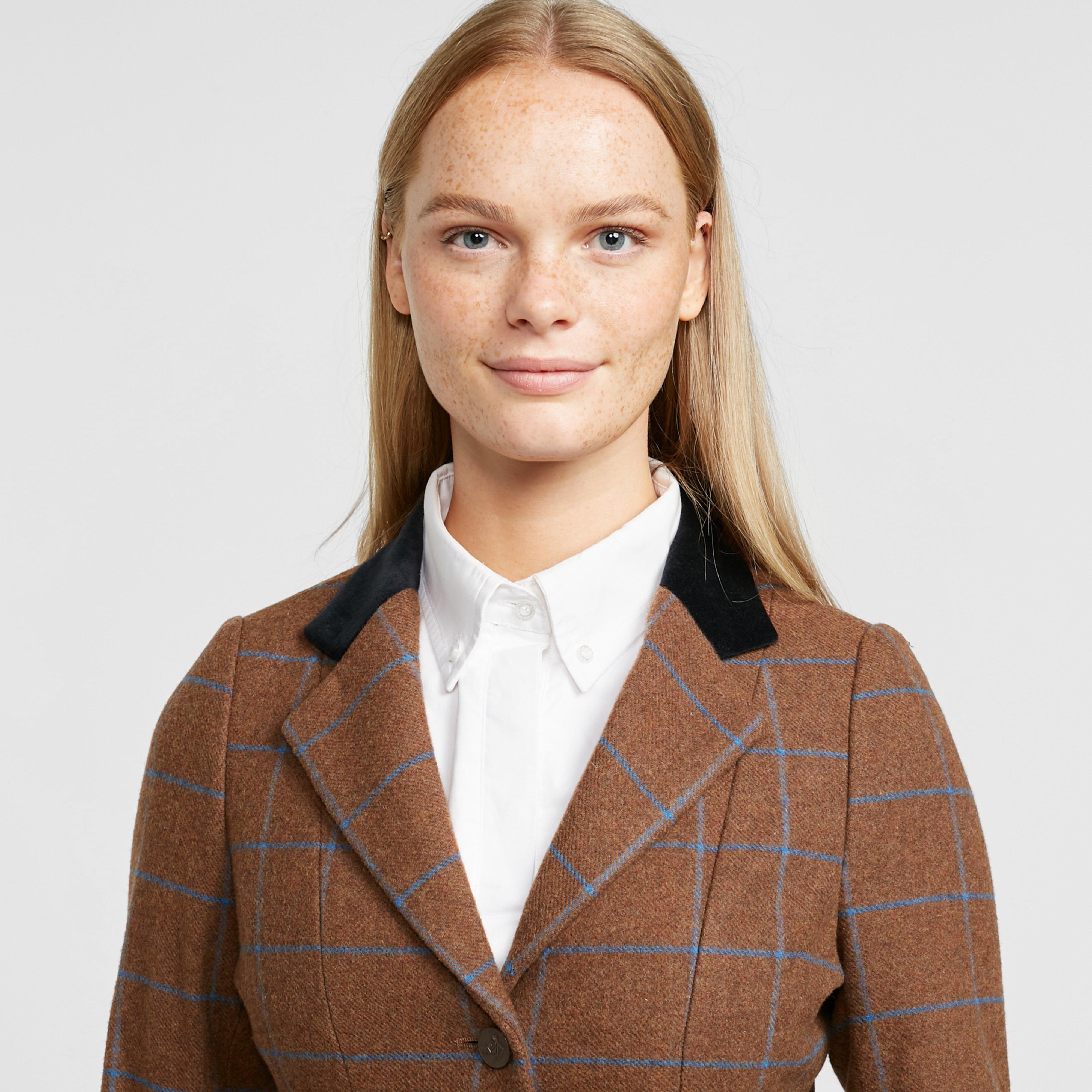 Womens Saratoga Tweed Jacket Brown Tweed