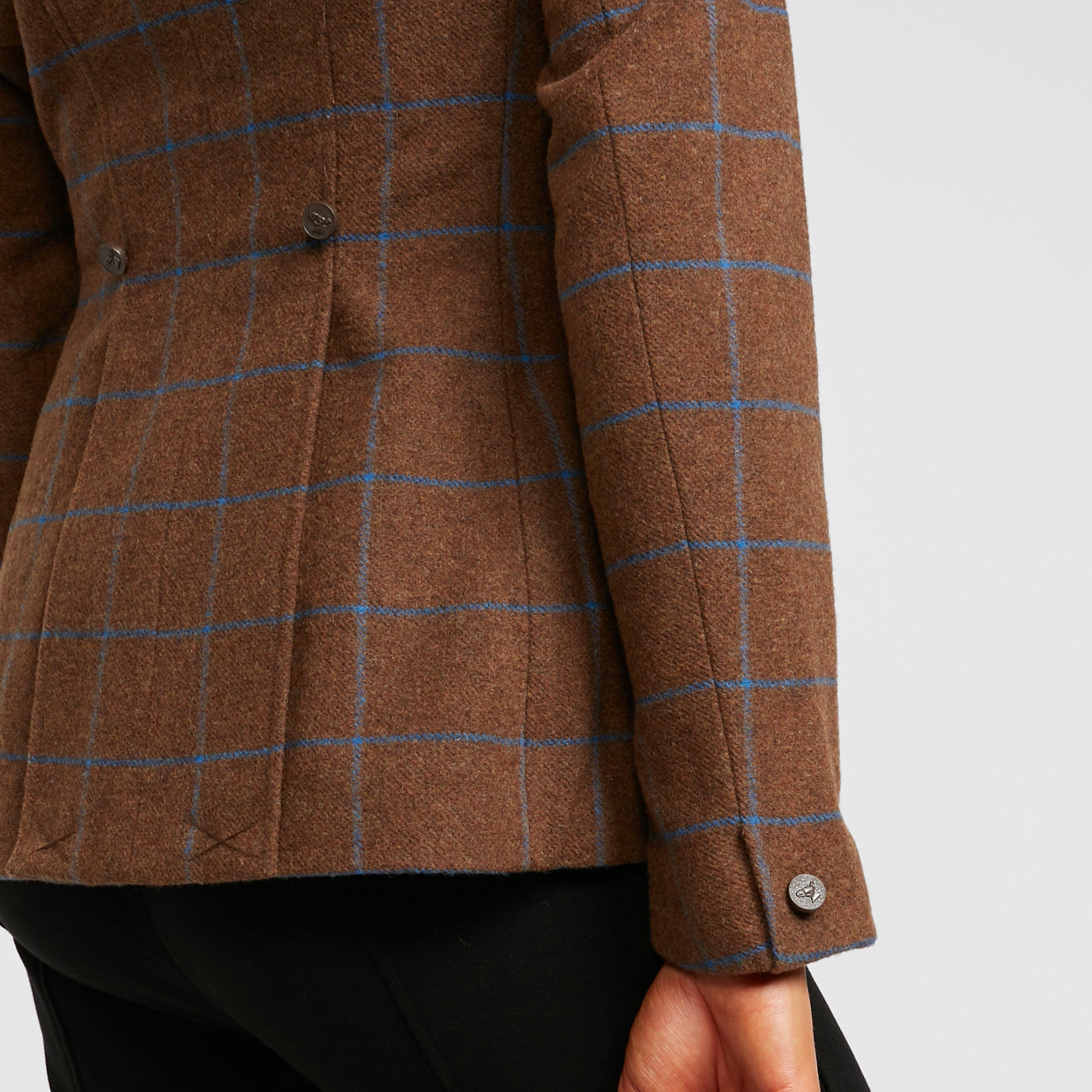 Womens Saratoga Tweed Jacket Brown Tweed