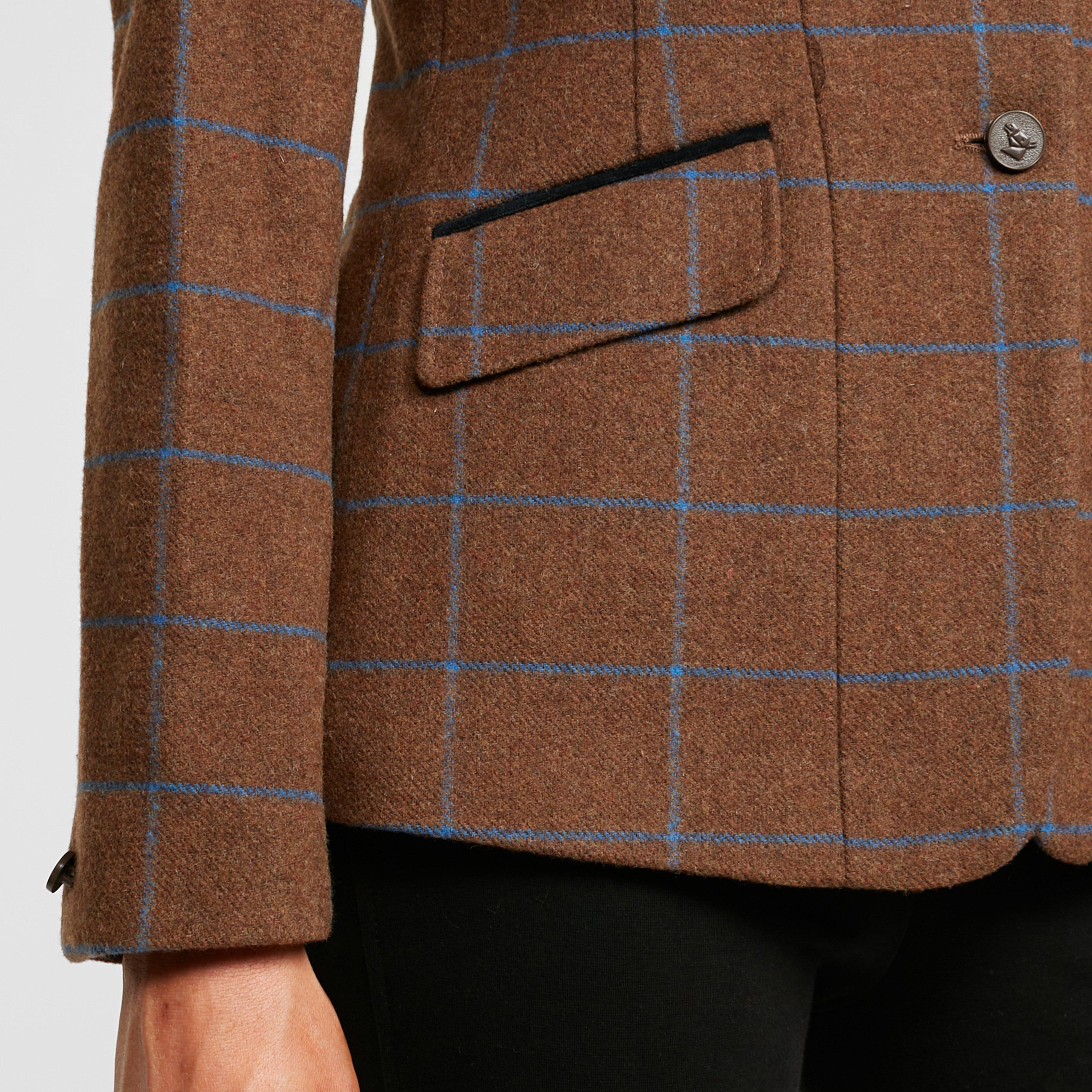 Womens Saratoga Tweed Jacket Brown Tweed