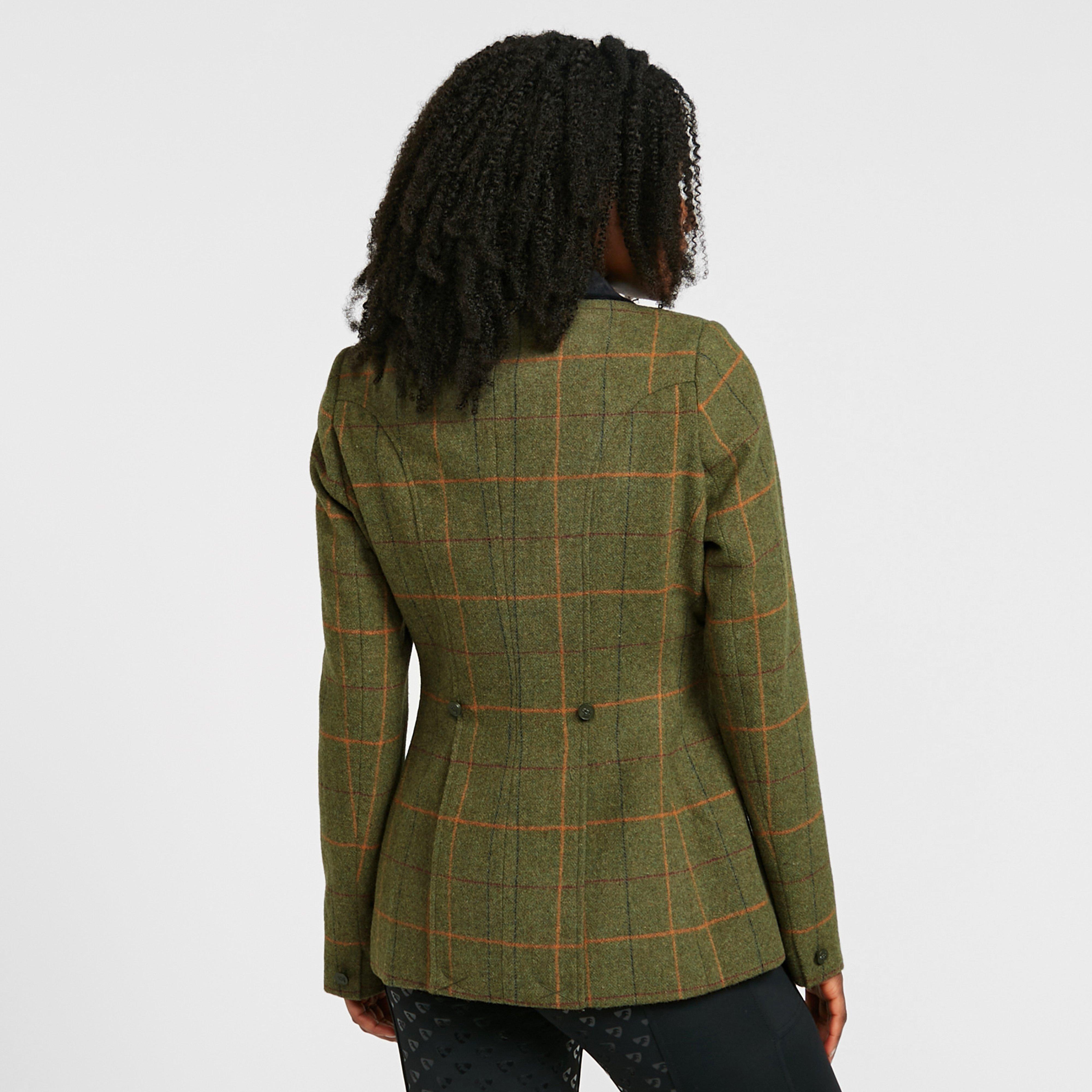 Womens Saratoga Tweed Jacket Red/Yellow/Blue Check
