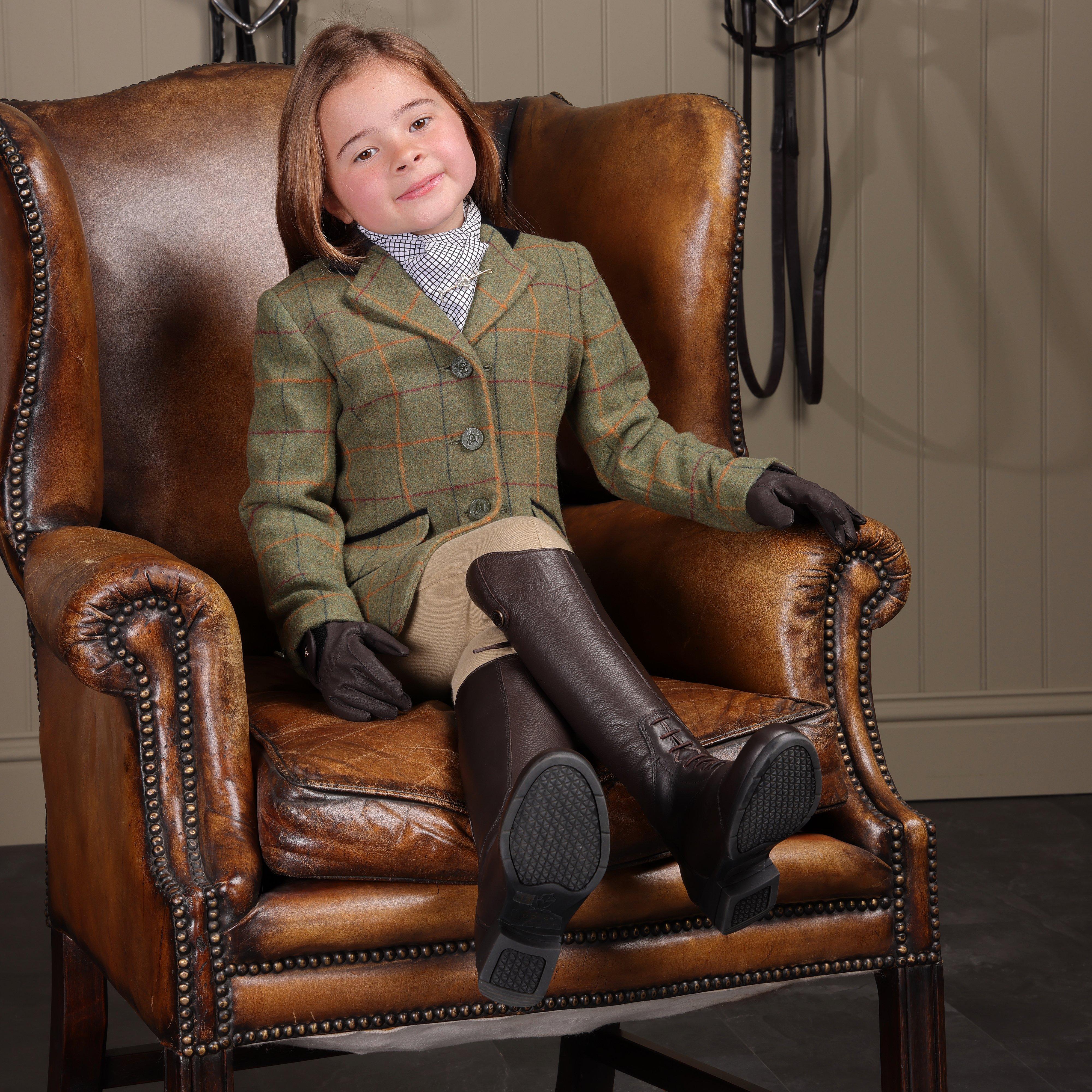 Childs Saratoga Tweed Jacket Red/Yellow/Blue Check