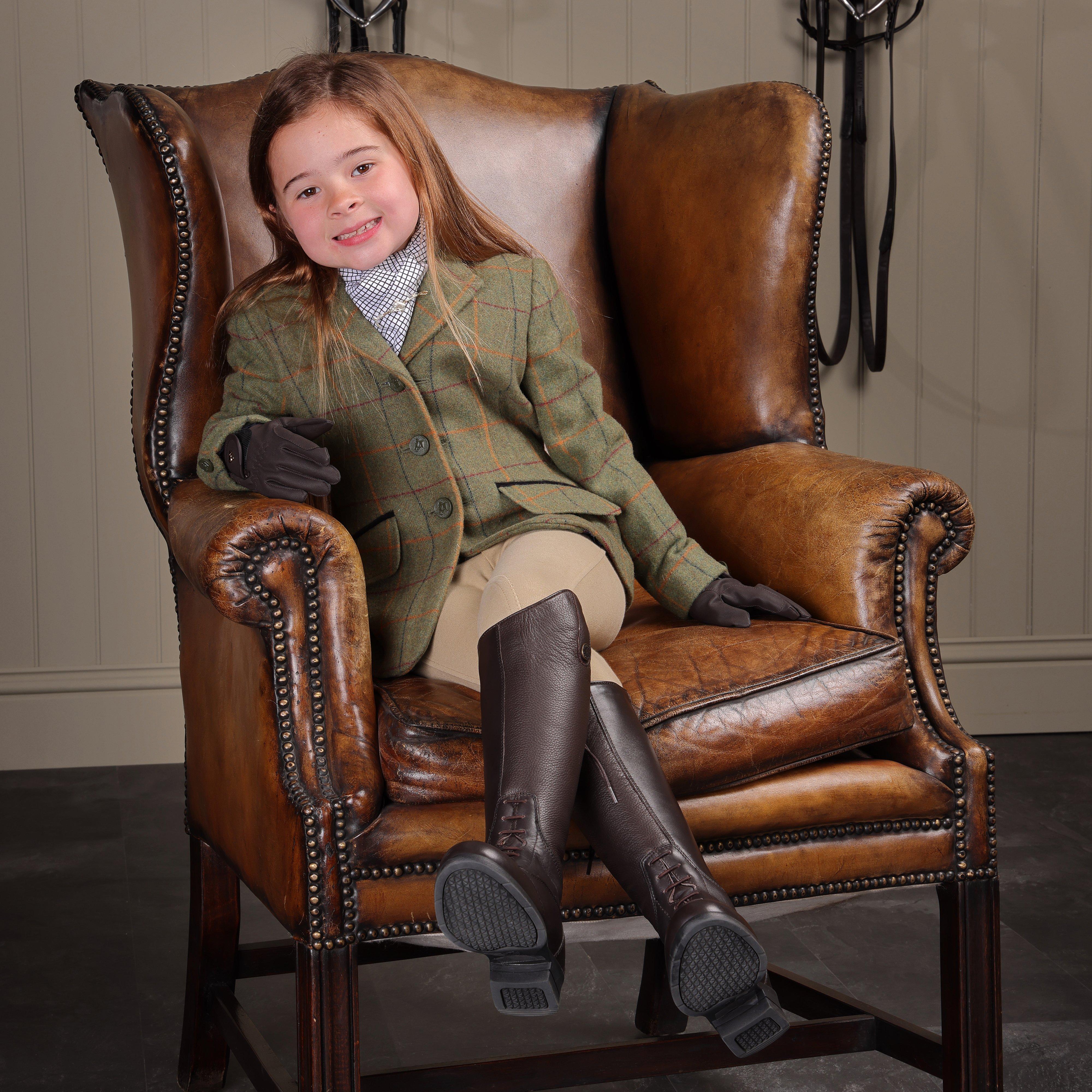 Childs Saratoga Tweed Jacket Red/Yellow/Blue Check