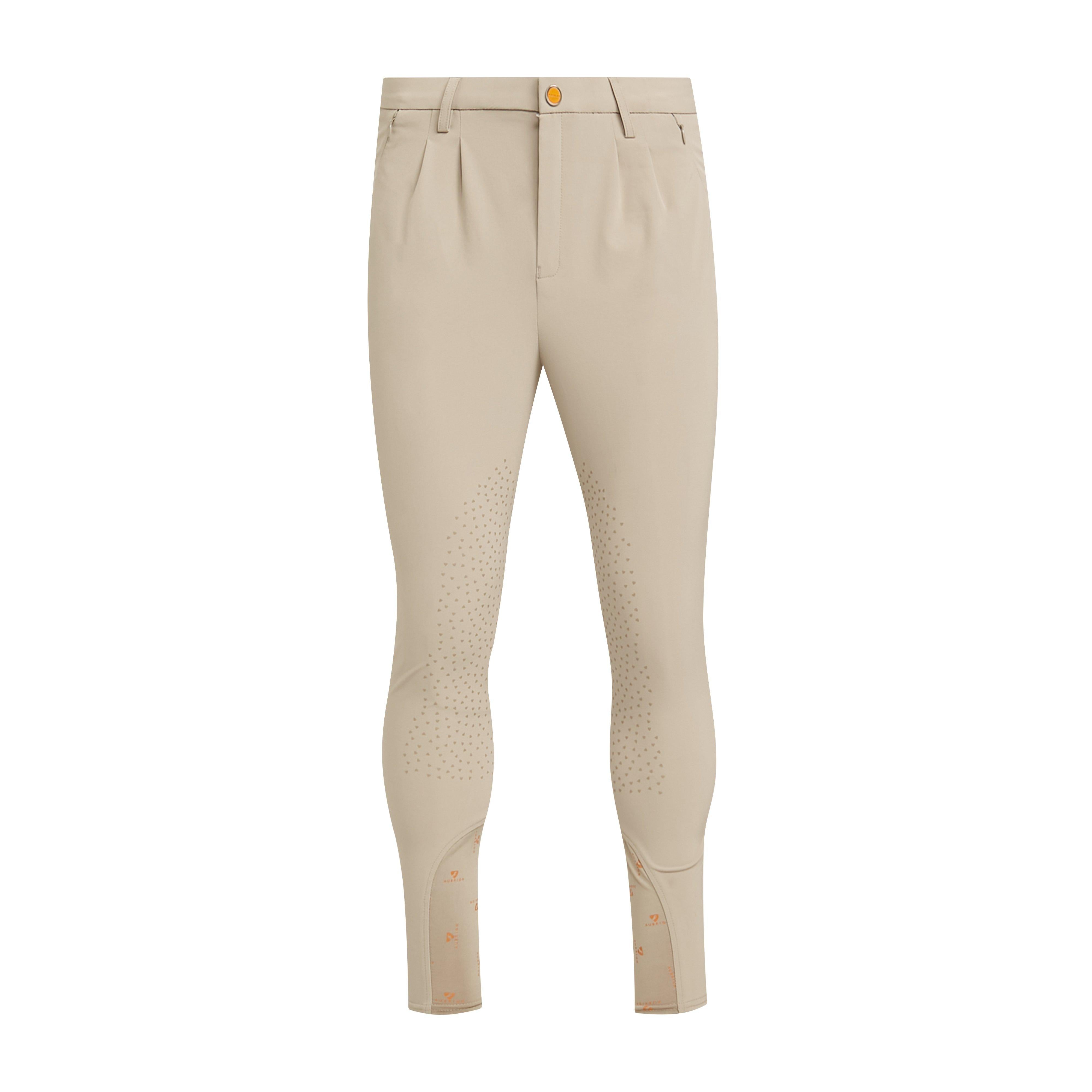 Mens Walton Knee Patch Breeches Beige