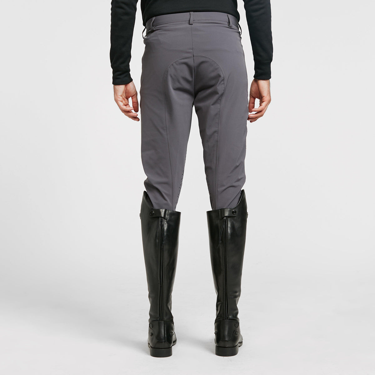 Mens Walton Knee Patch Breeches Grey