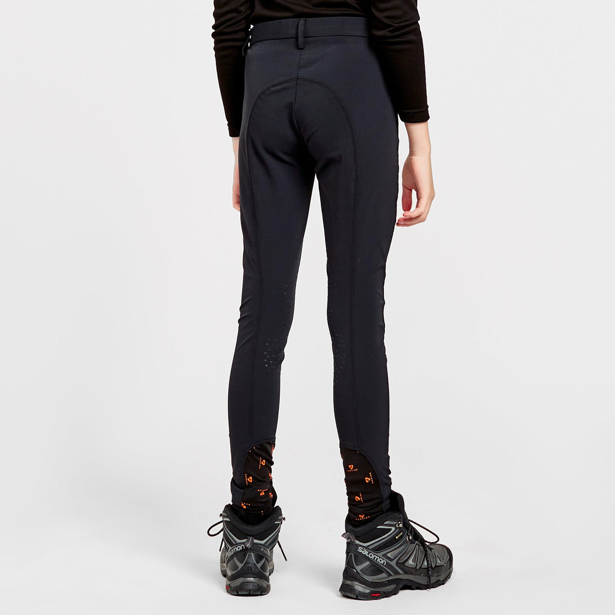 Young Rider Thompson Knee Patch Breeches Black