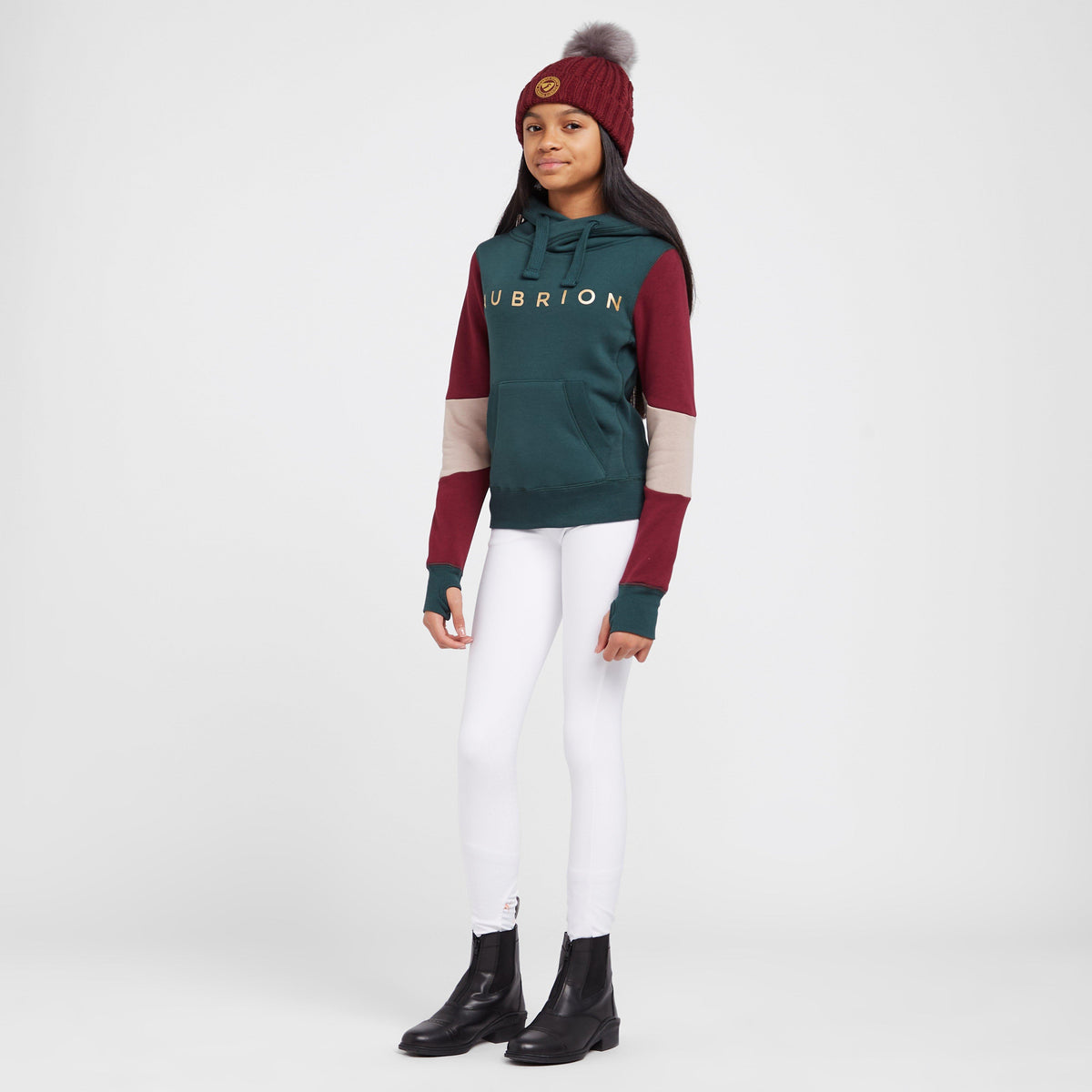 Young Rider Thompson Knee Patch Breeches White