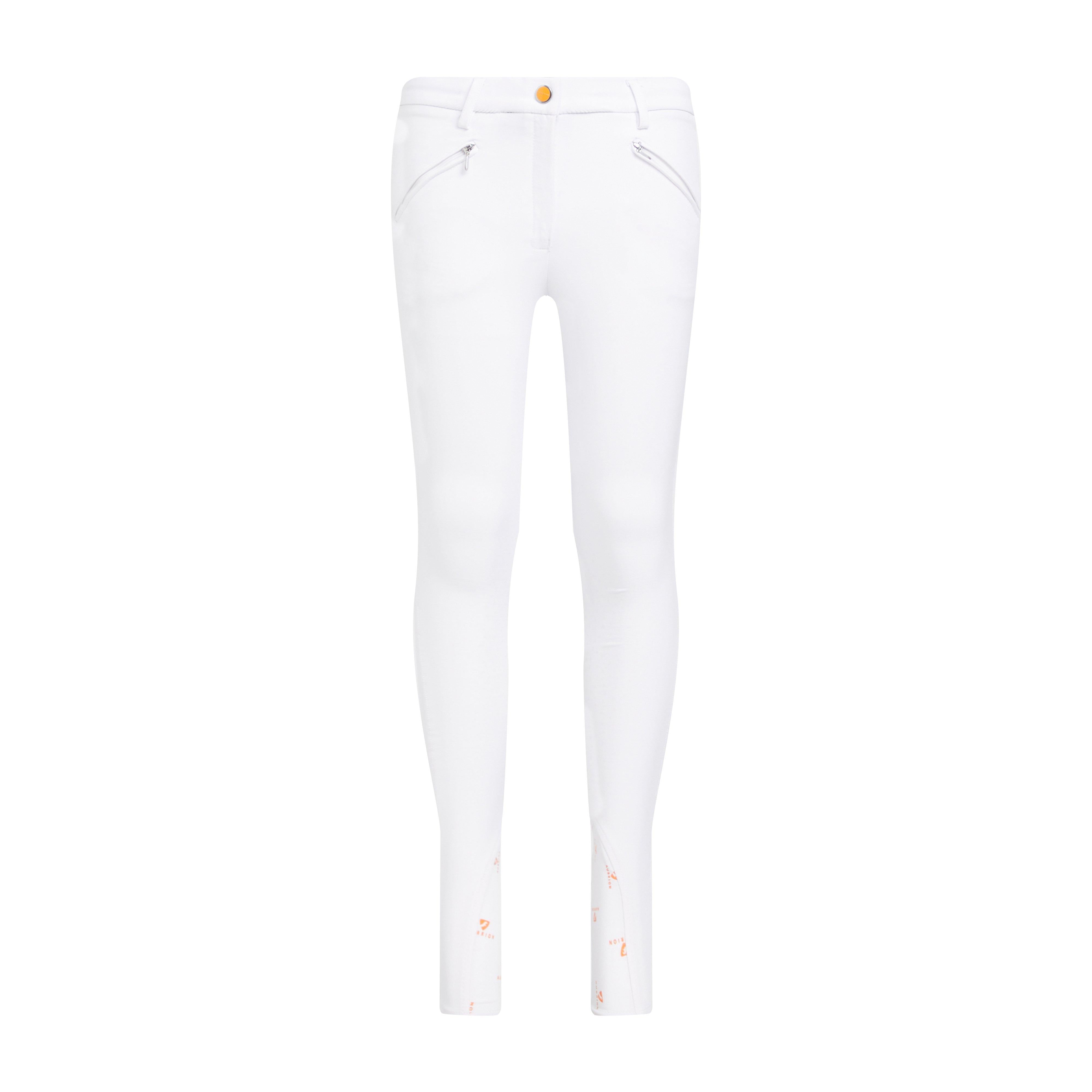 Young Rider Thompson Knee Patch Breeches White