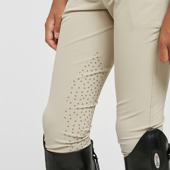 Boys Walton Knee Patch Breeches Beige