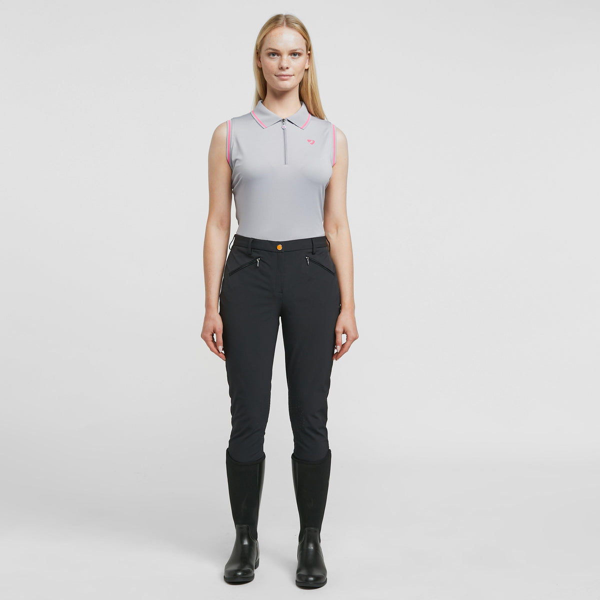 Womens Thompson Knee Patch Breeches Black
