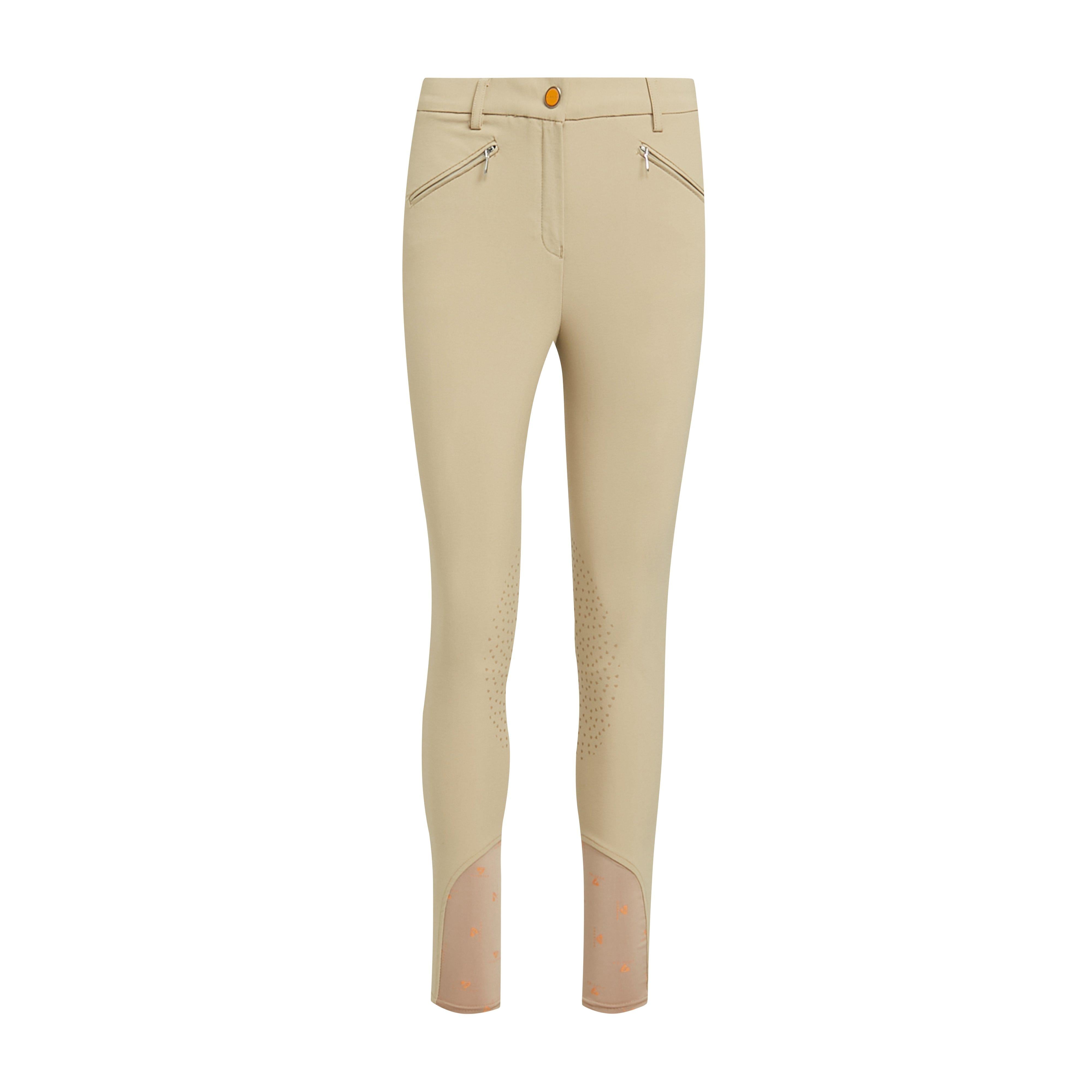 Womens Thompson Knee Patch Breeches Beige