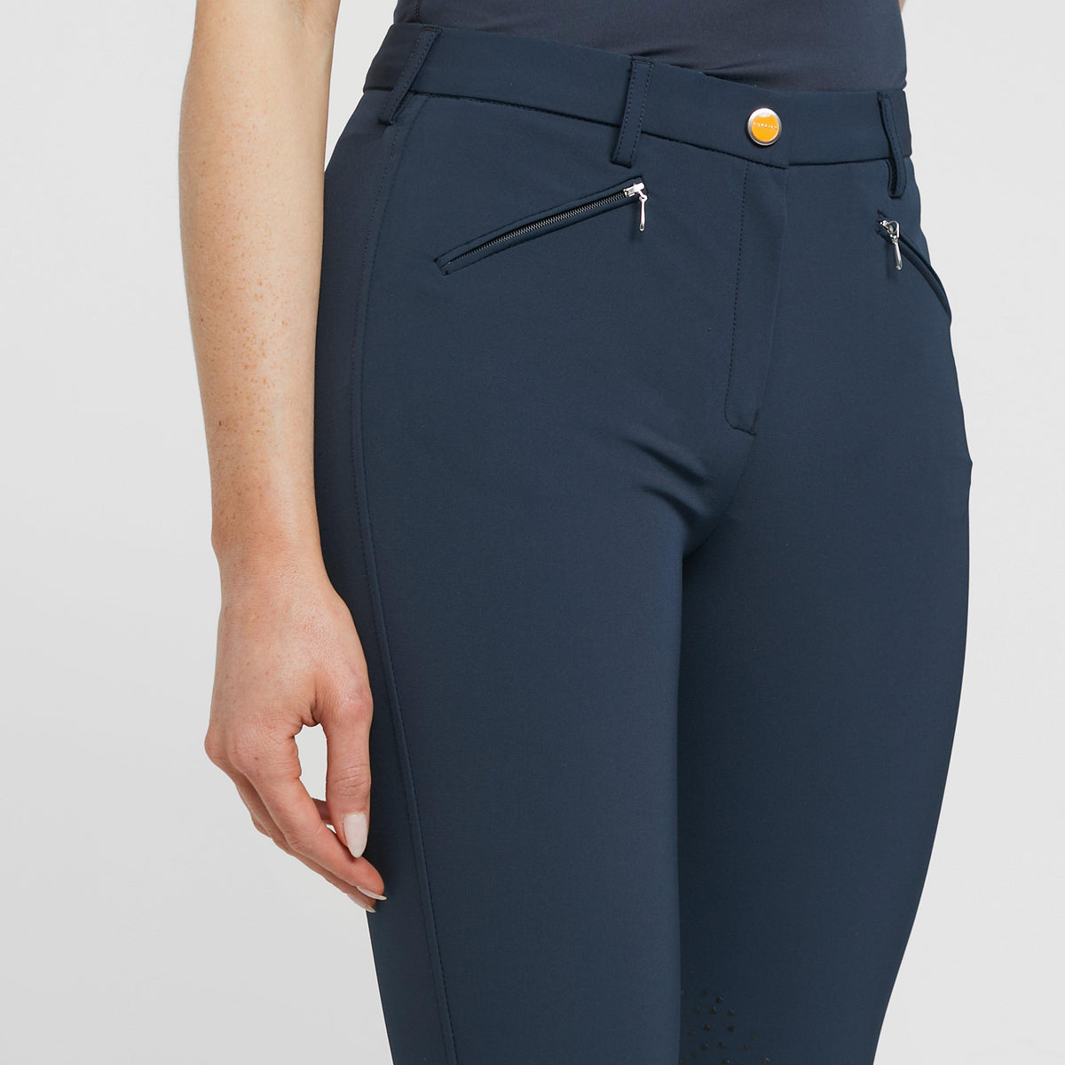 Womens Thompson Knee Patch Breeches Navy