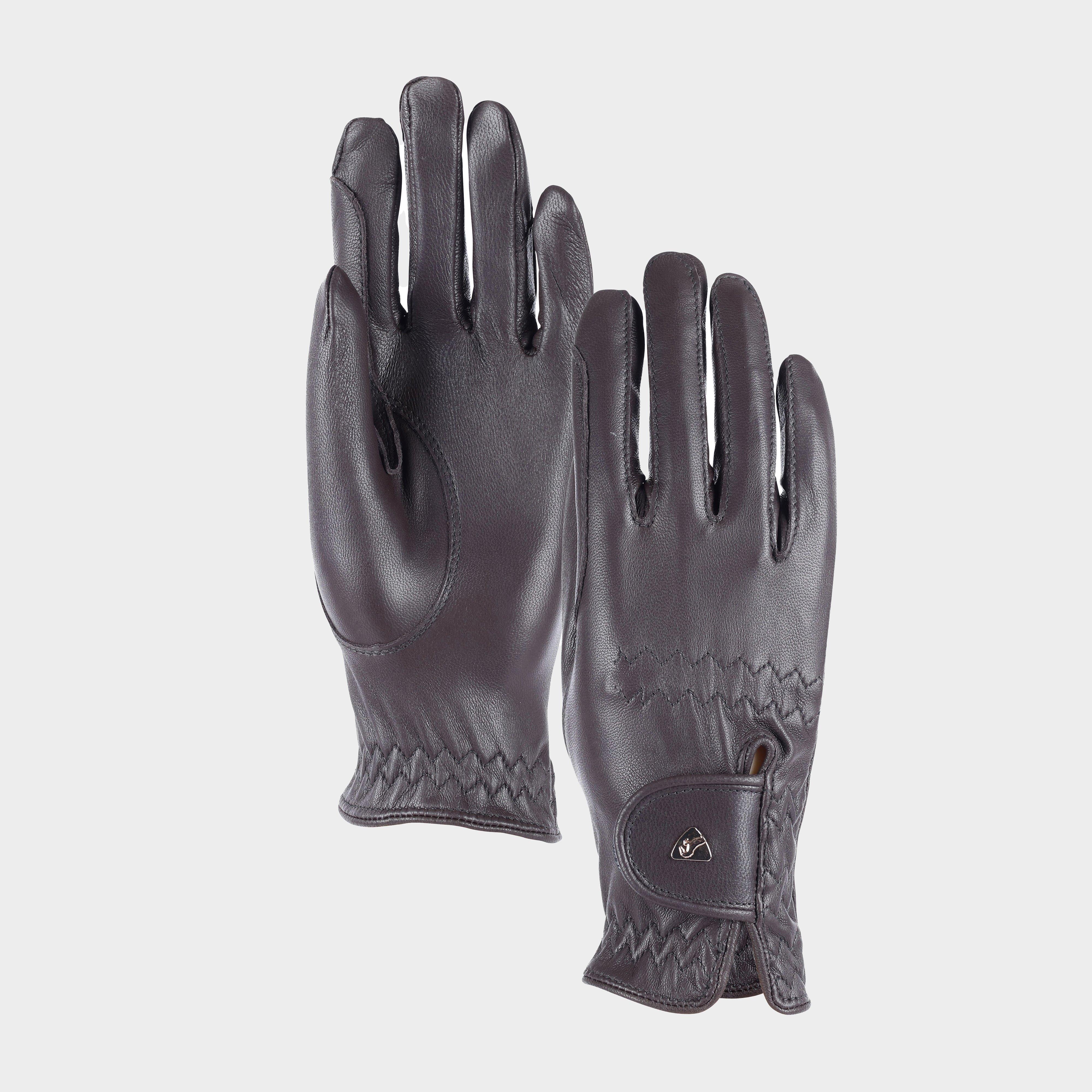 Leather Riding Gloves Brown