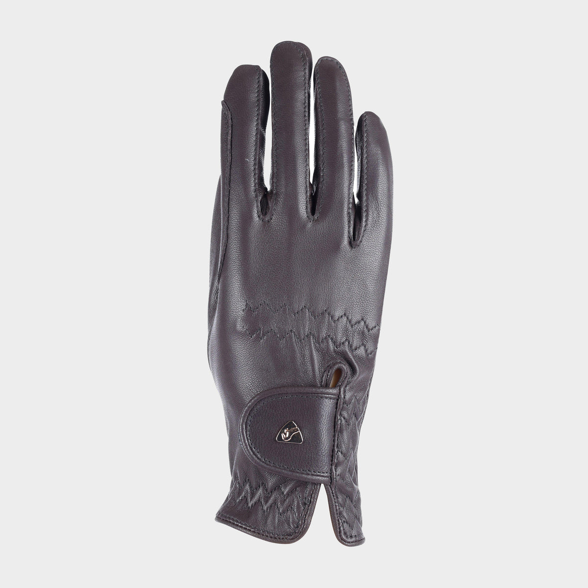 Leather Riding Gloves Brown