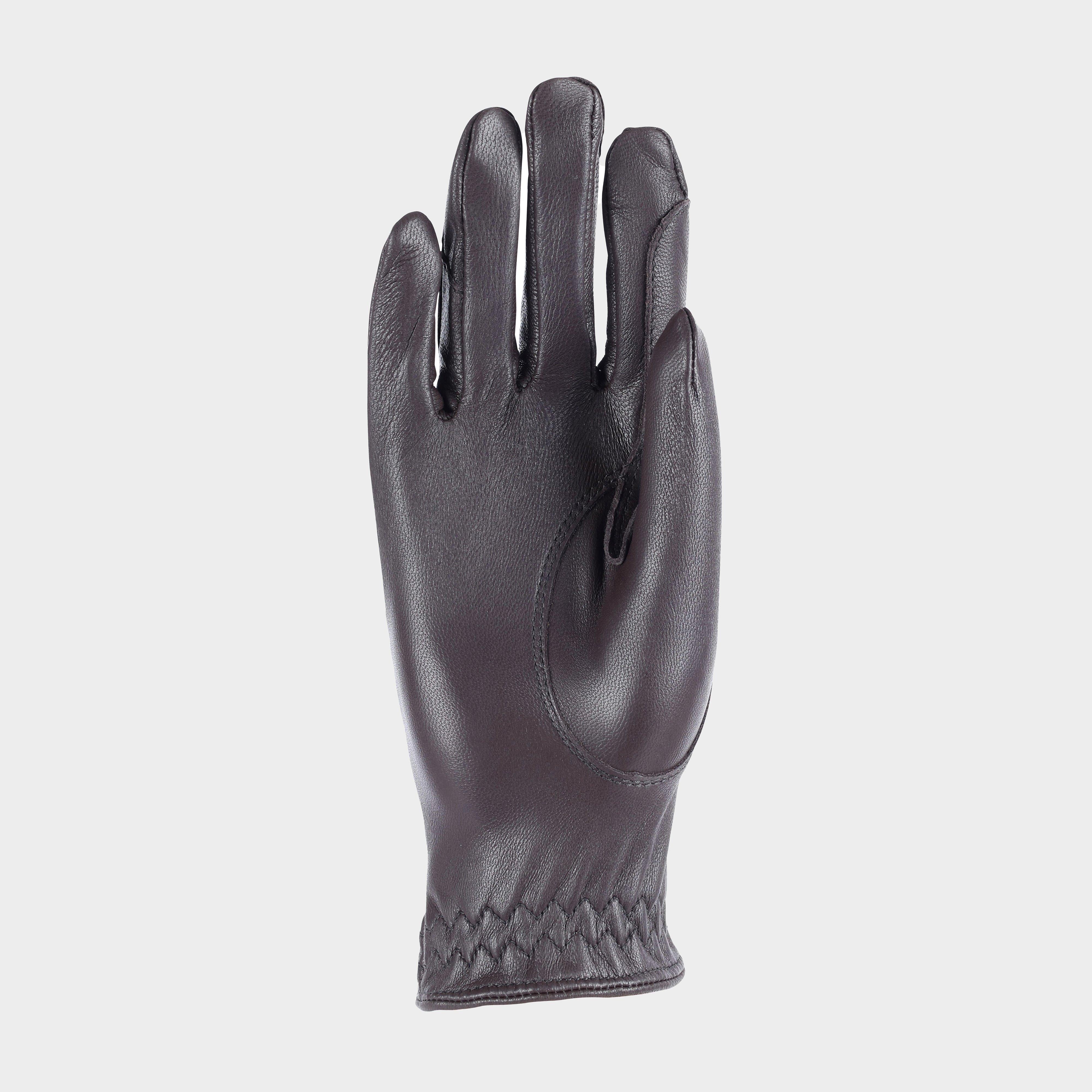 Leather Riding Gloves Brown