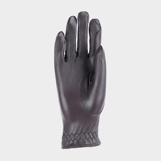 Leather Riding Gloves Brown