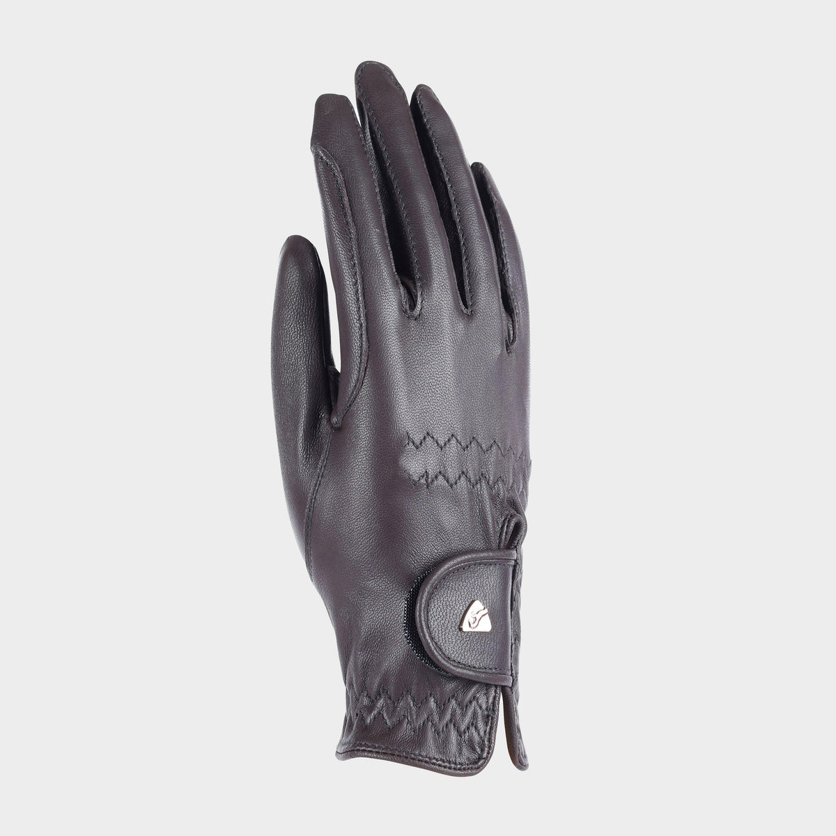 Leather Riding Gloves Brown