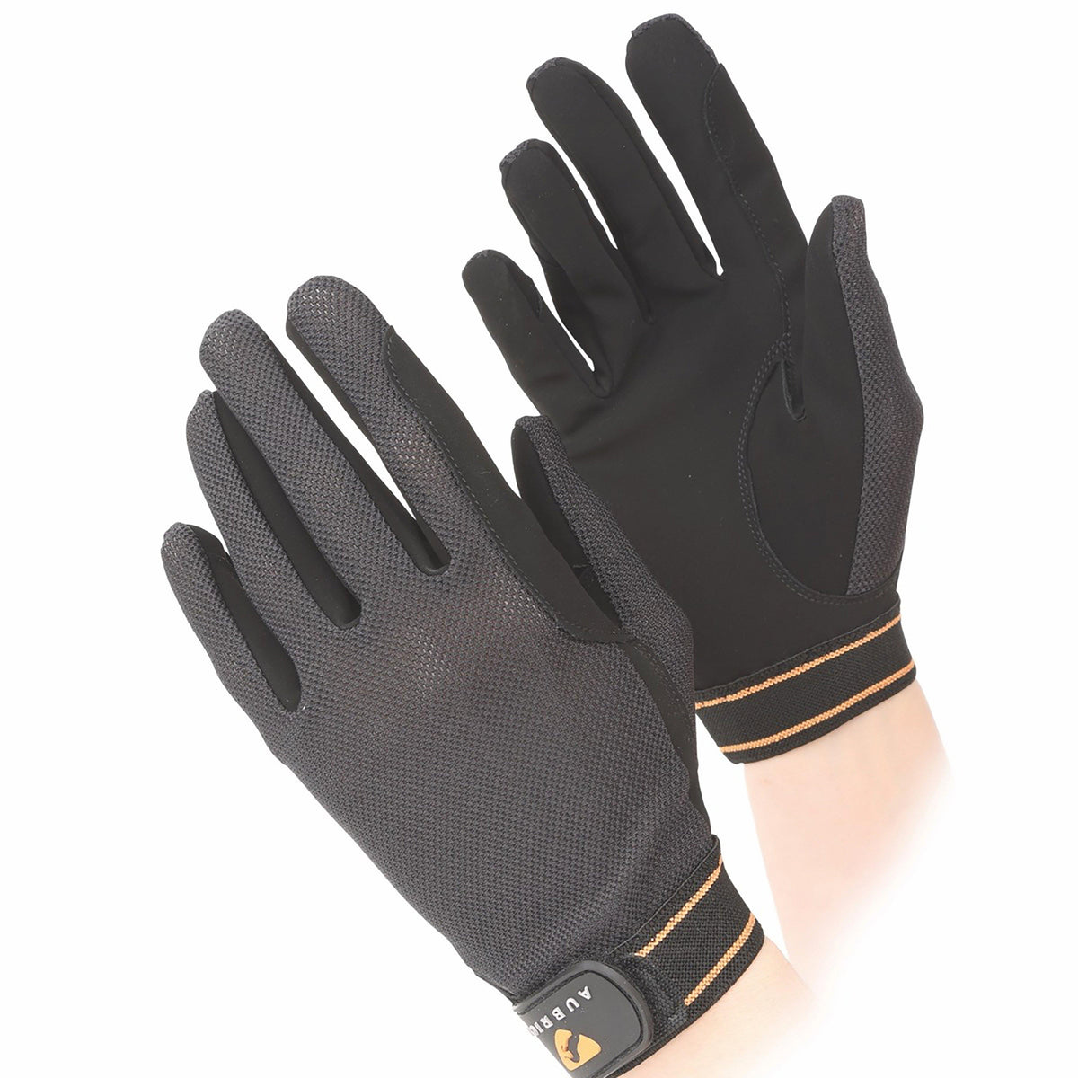 Mesh Riding Gloves Black