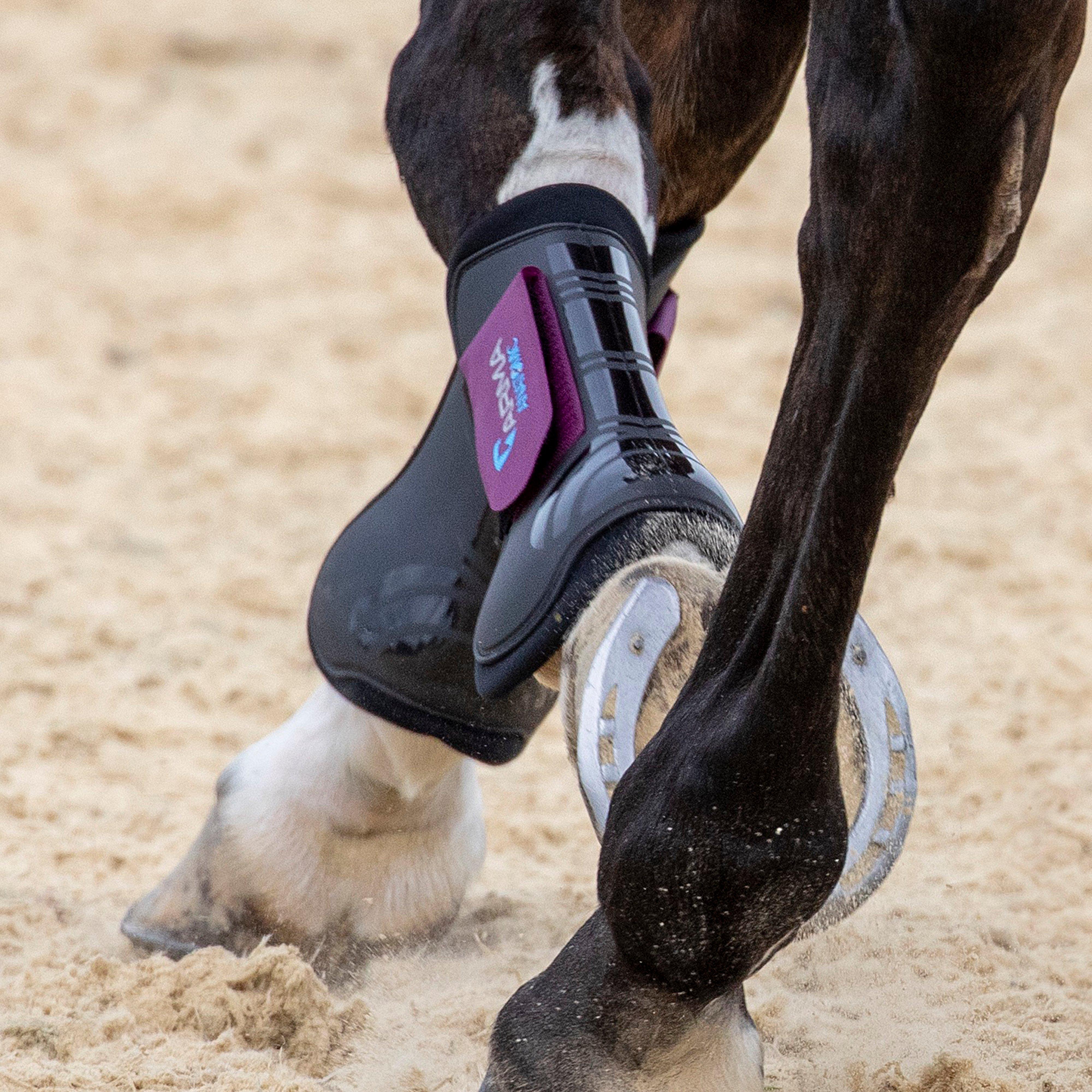 Tendon Boots Plum