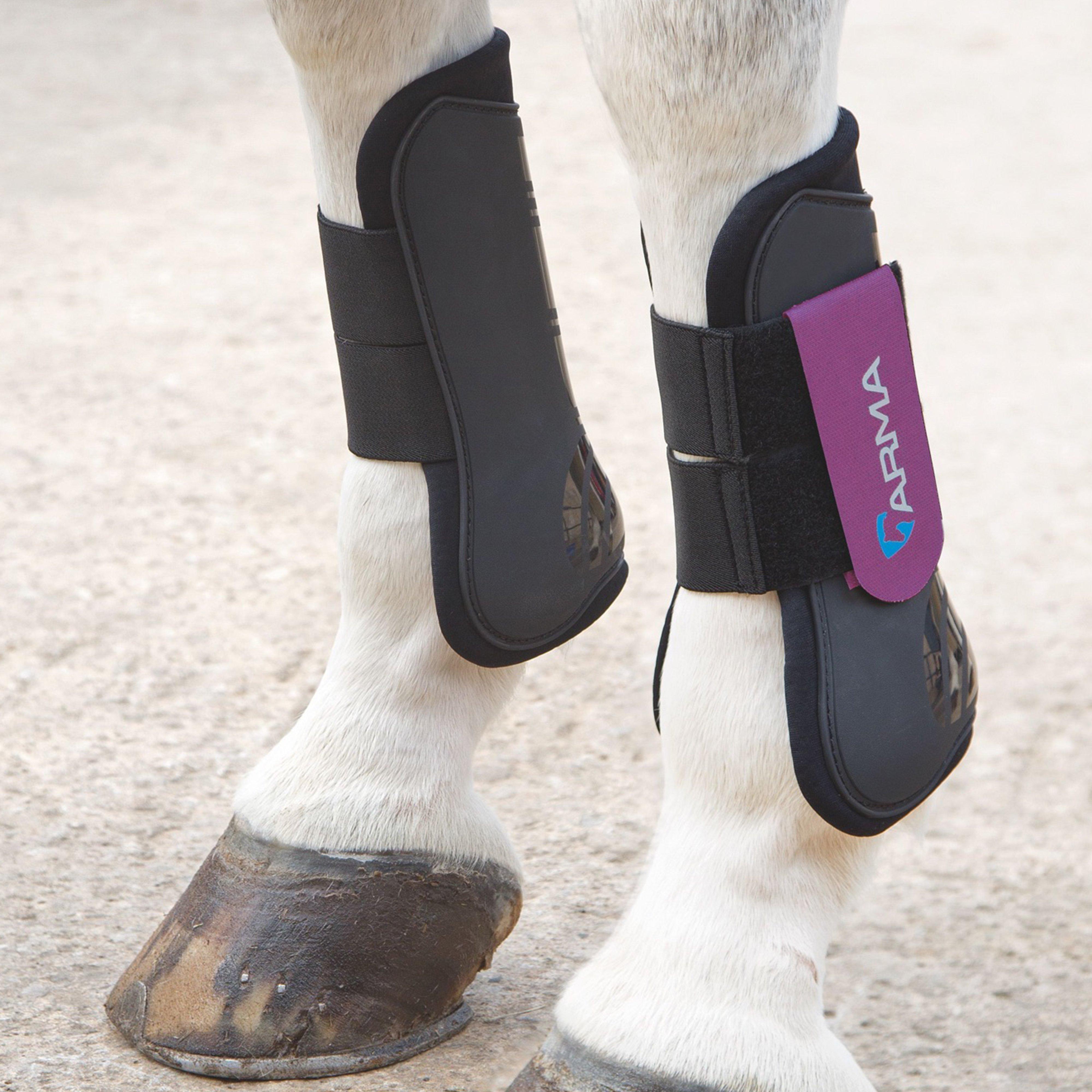 Tendon Boots Plum