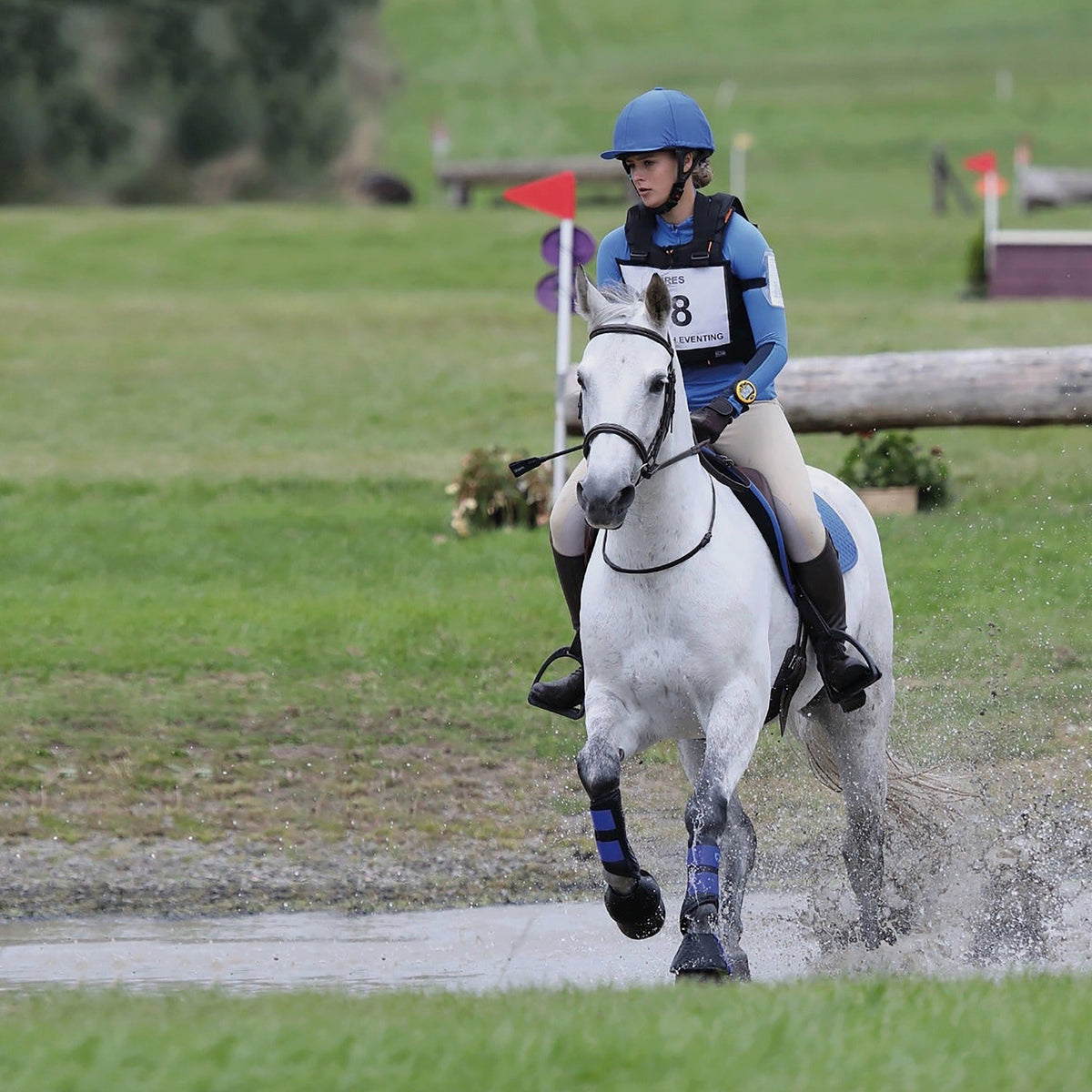 Neoprene Brushing Boots Royal Blue