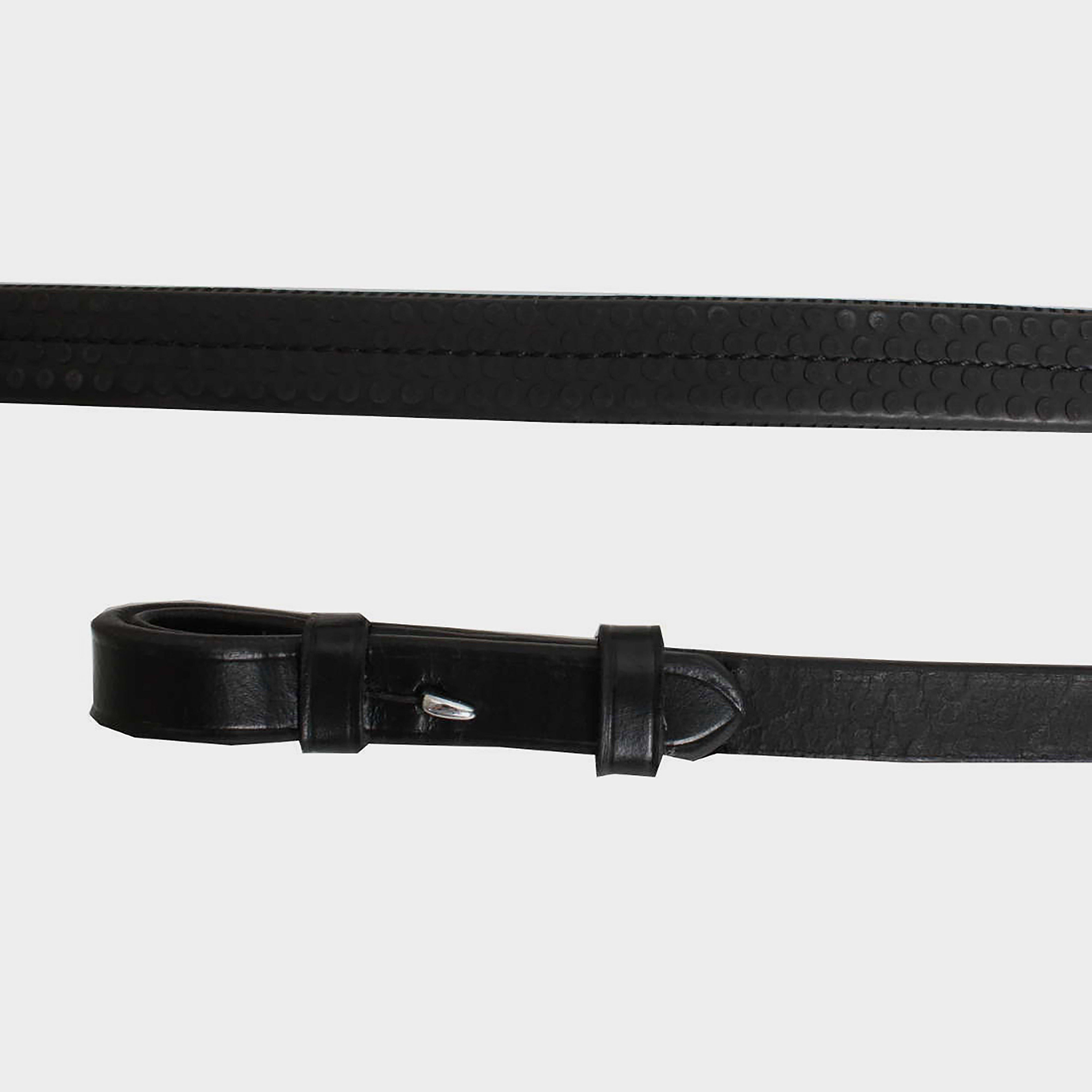 Velociti Aviemore Rubber Covered Reins Black