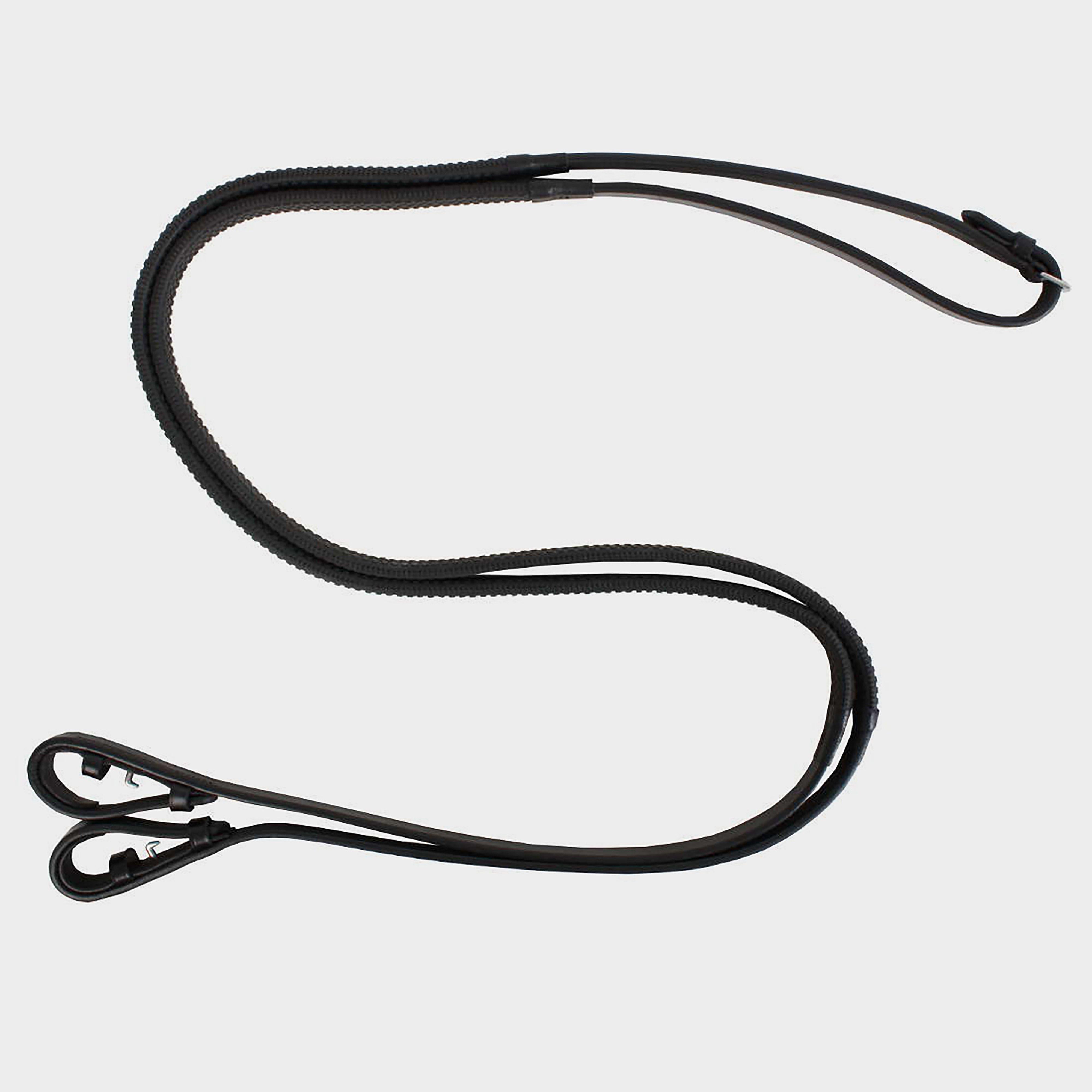 Velociti Aviemore Rubber Covered Reins Black