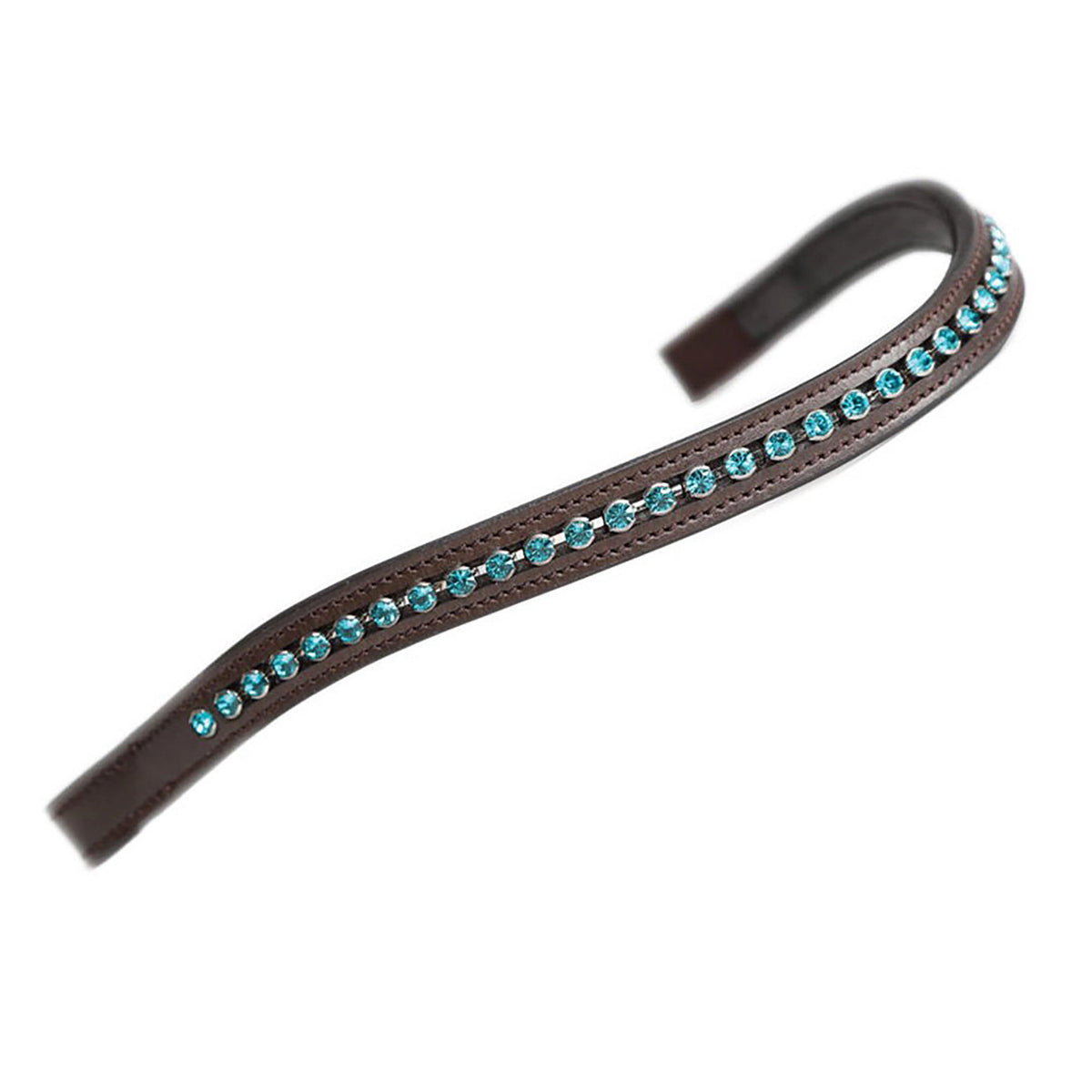GARA Large Diamante Browband Havana/Green