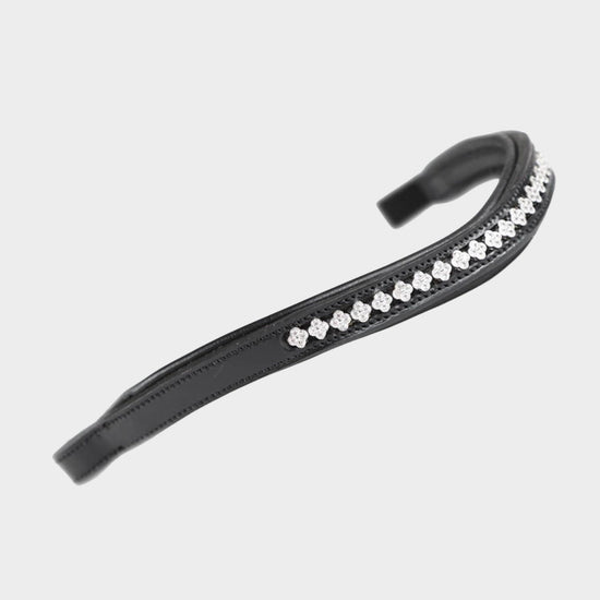 GARA Floral Diamante Browband Black