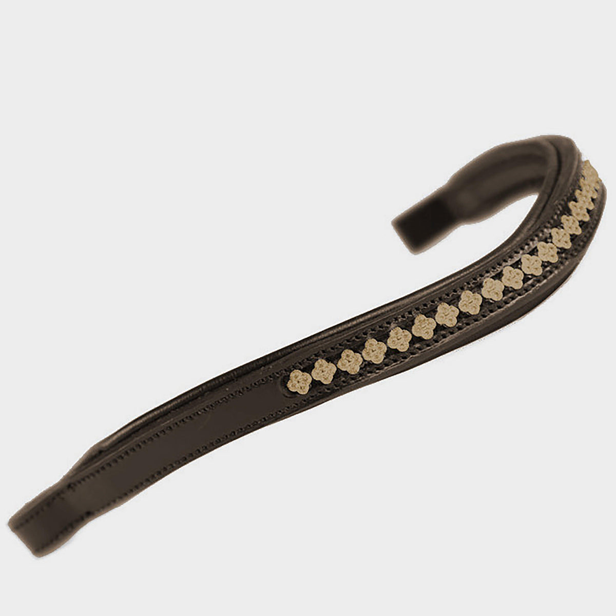 GARA Floral Diamante Browband Havana