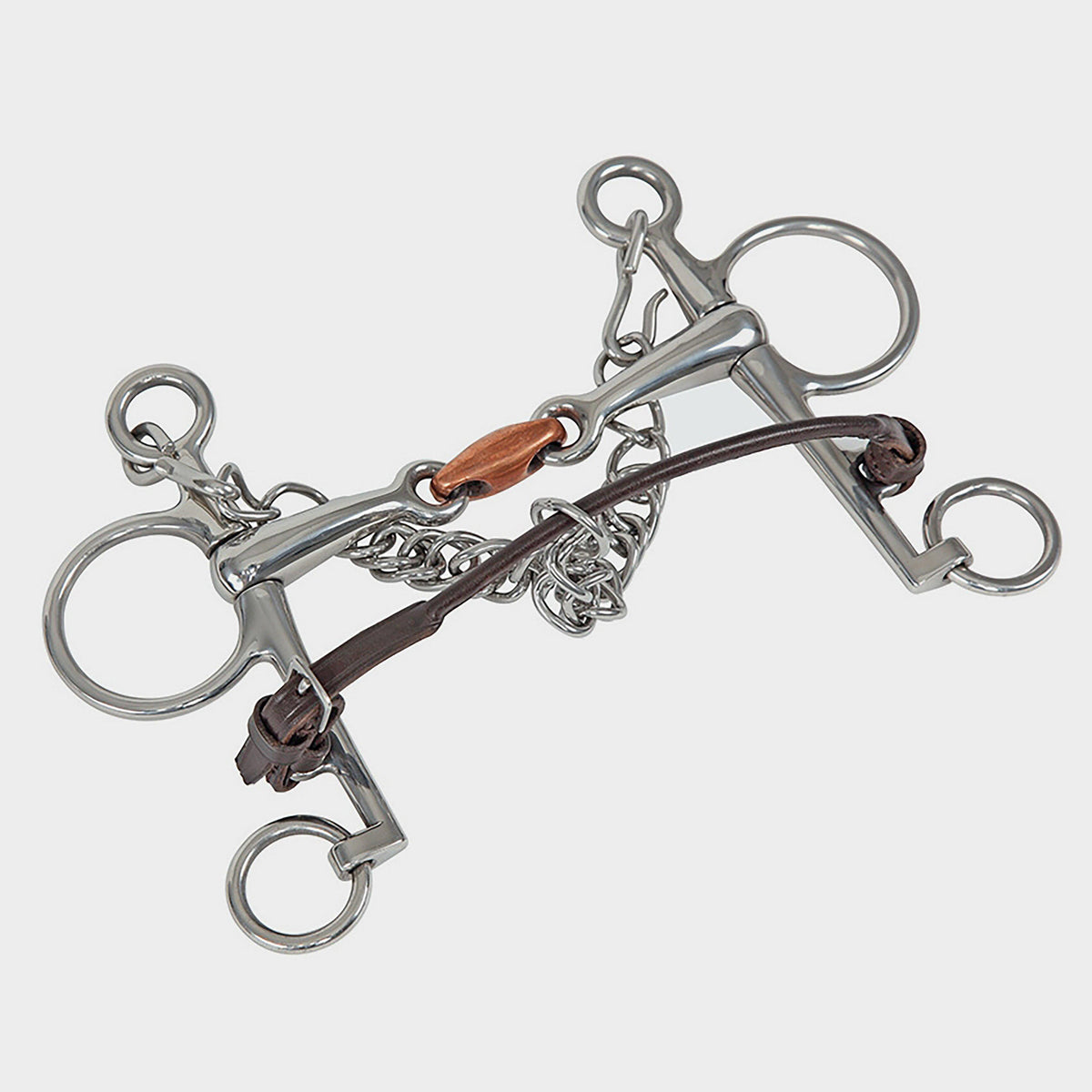 GARA Rolled Leather Lip Strap Havana