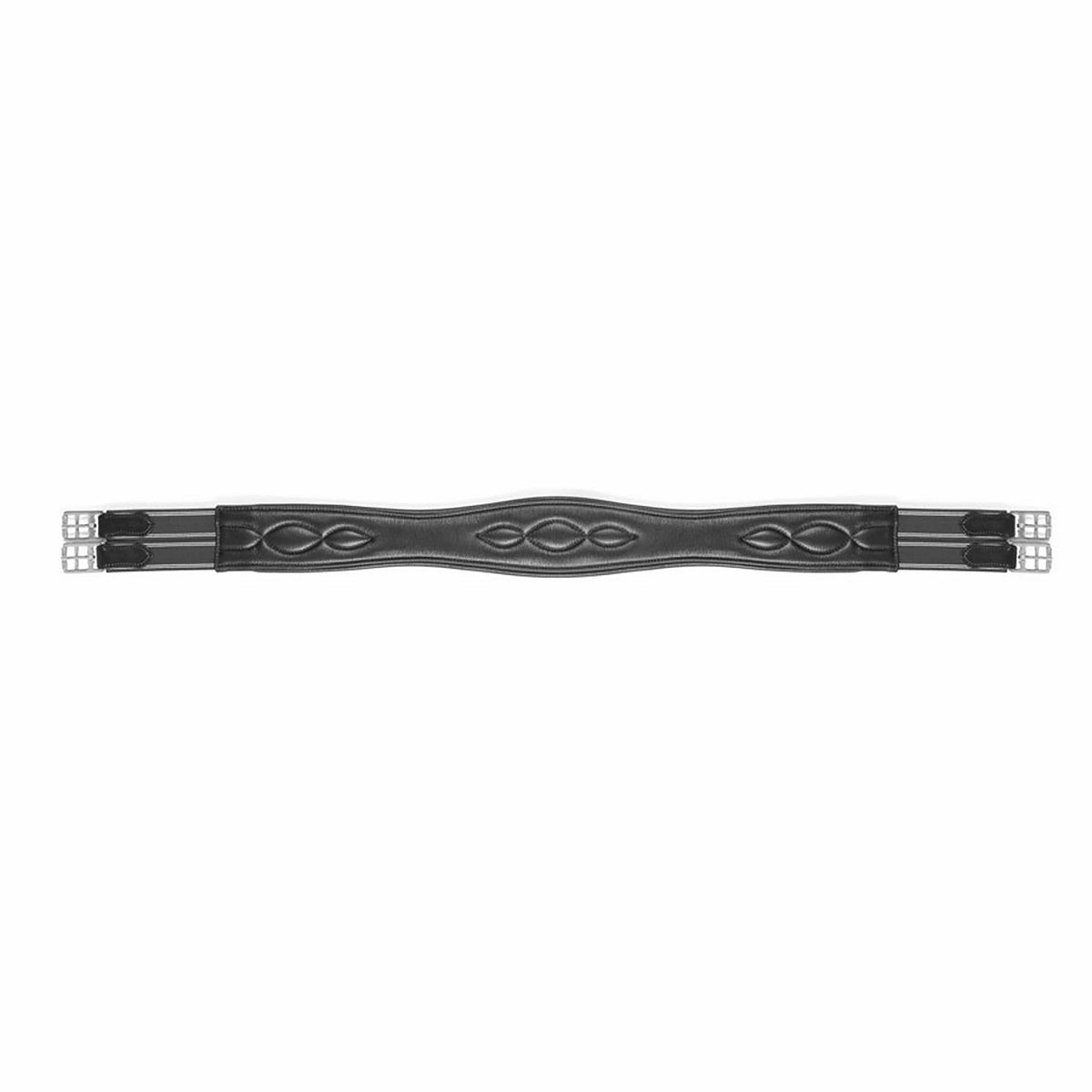 Soft Padded Girth Elastic Black