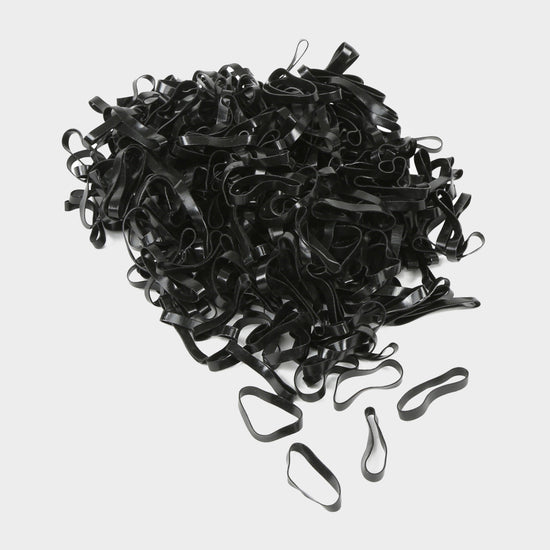 Silicone Plaiting Bands Black