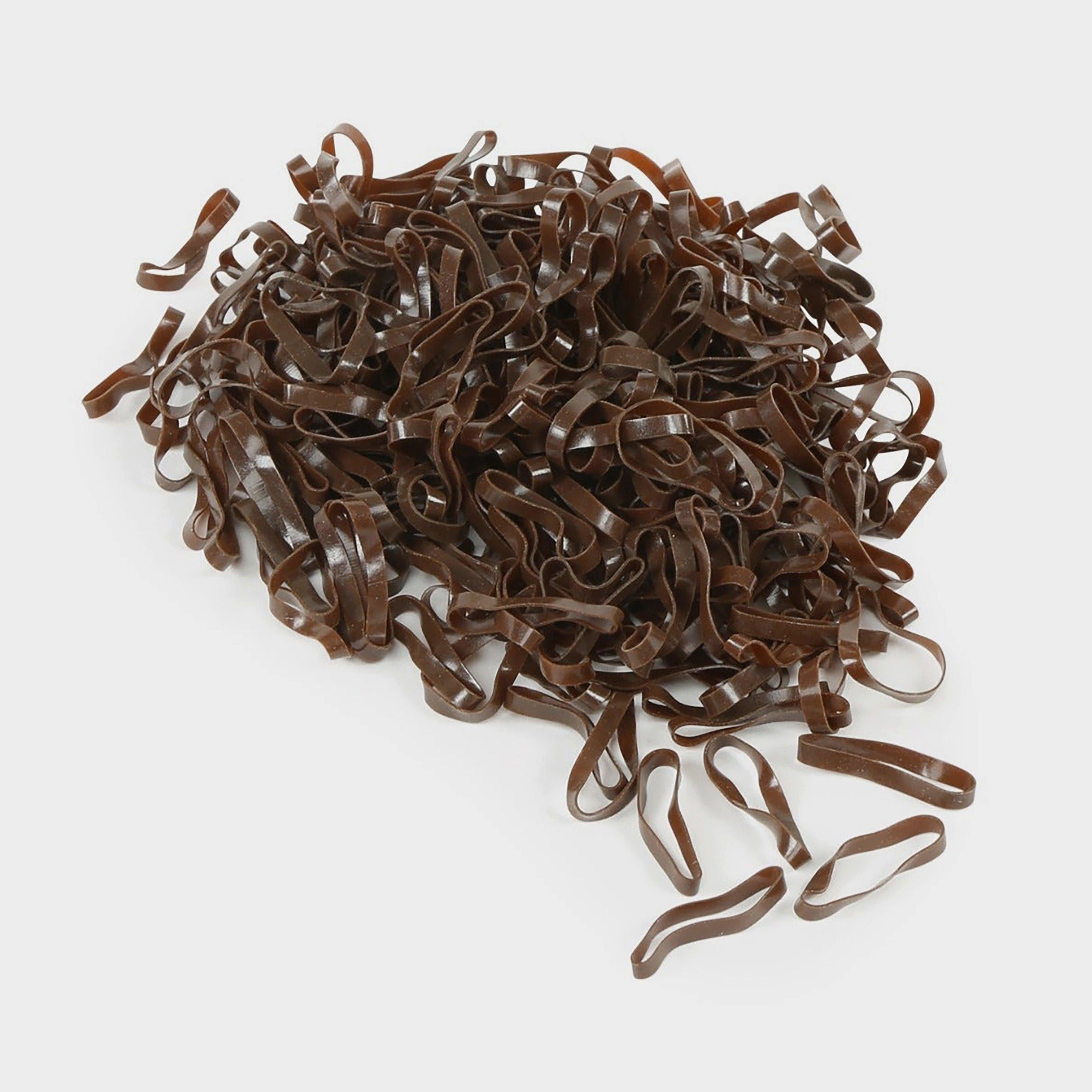 Ezi-Groom Silicone Plaiting Bands Brown