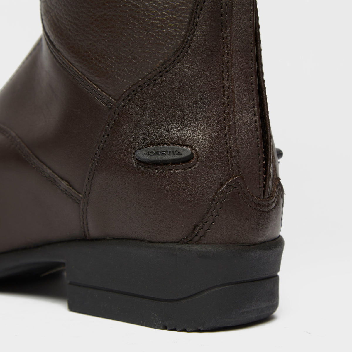 Womens Gianna Leather Field Riding Boots Brown